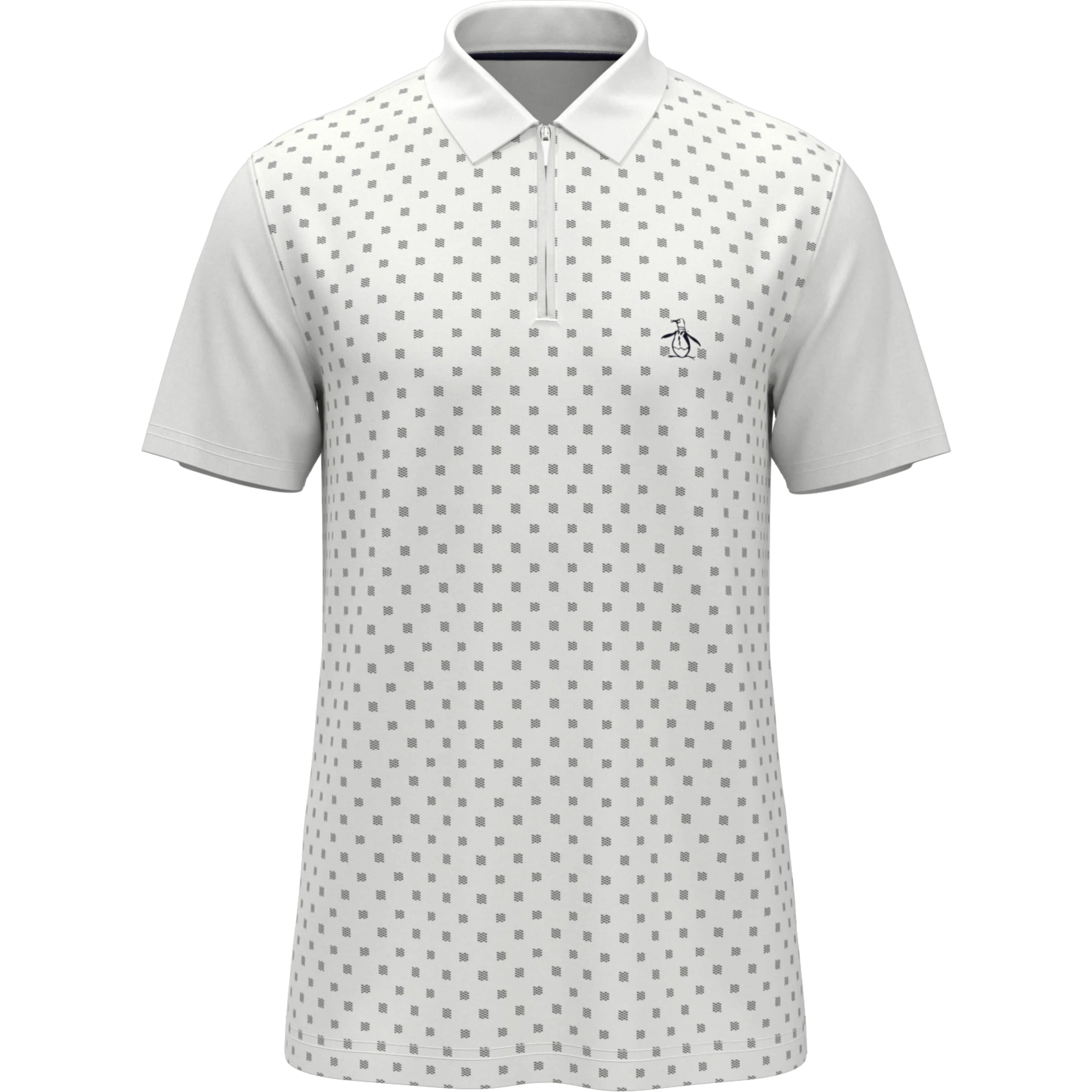 Quarter Zip Pique Checkered Polo sold by Original Penguin