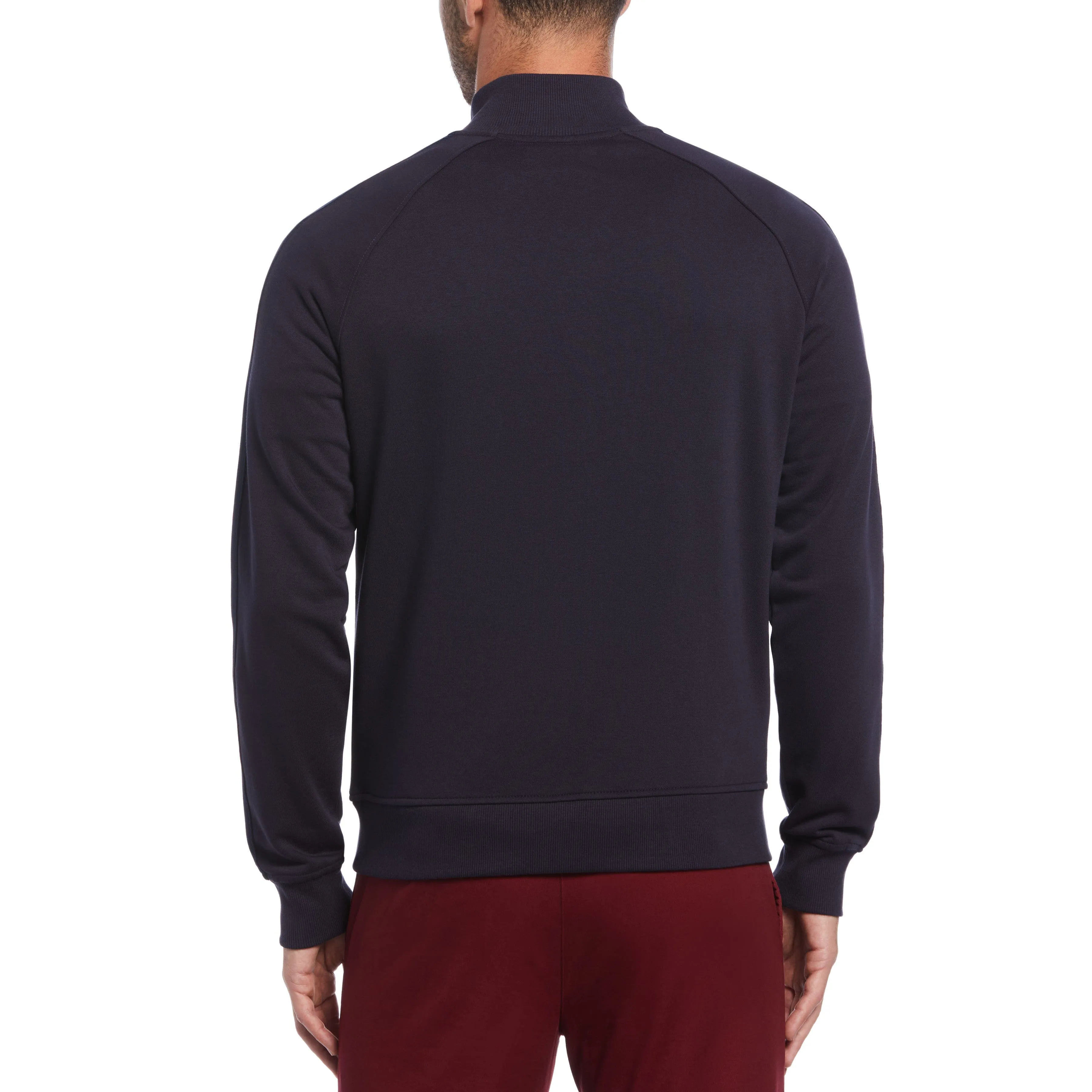 Stripe Sleeves Fleece Track Jacket sold by Original Penguin product image thumbnail 2