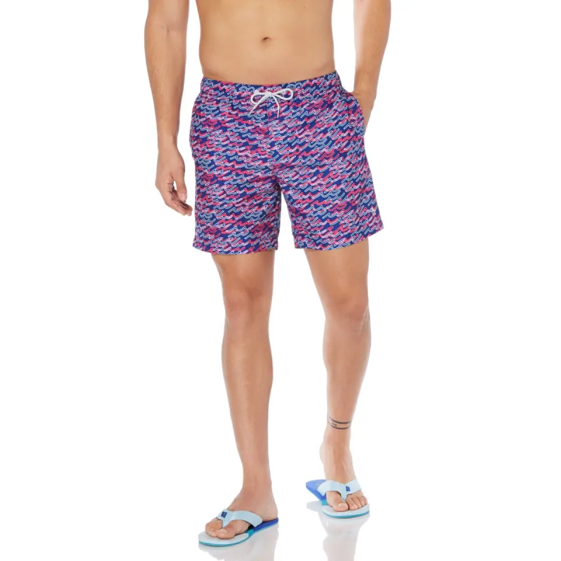 Neon Wave Swim Short sold by Original Penguin