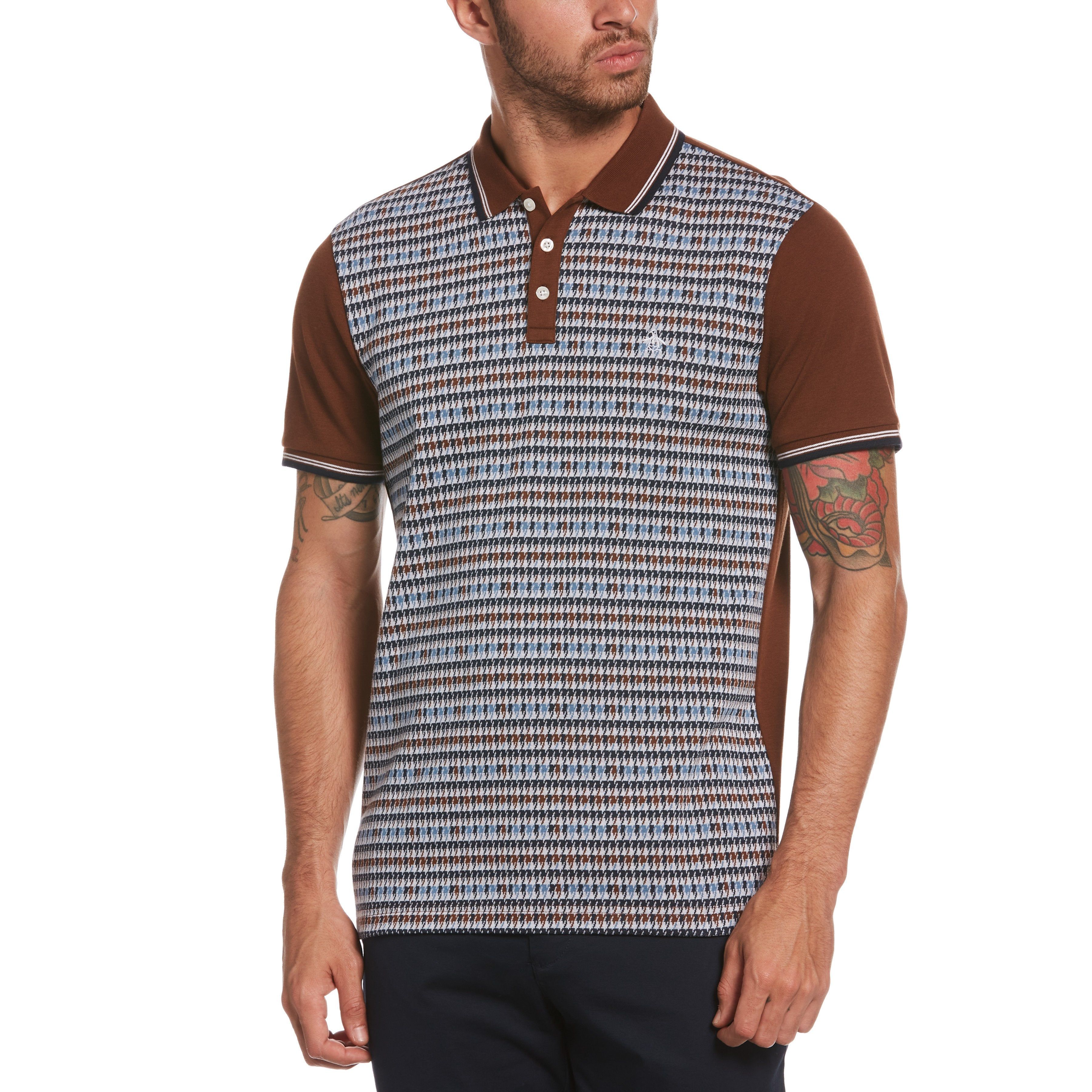 Jacquard Print Front Polo sold by Original Penguin
