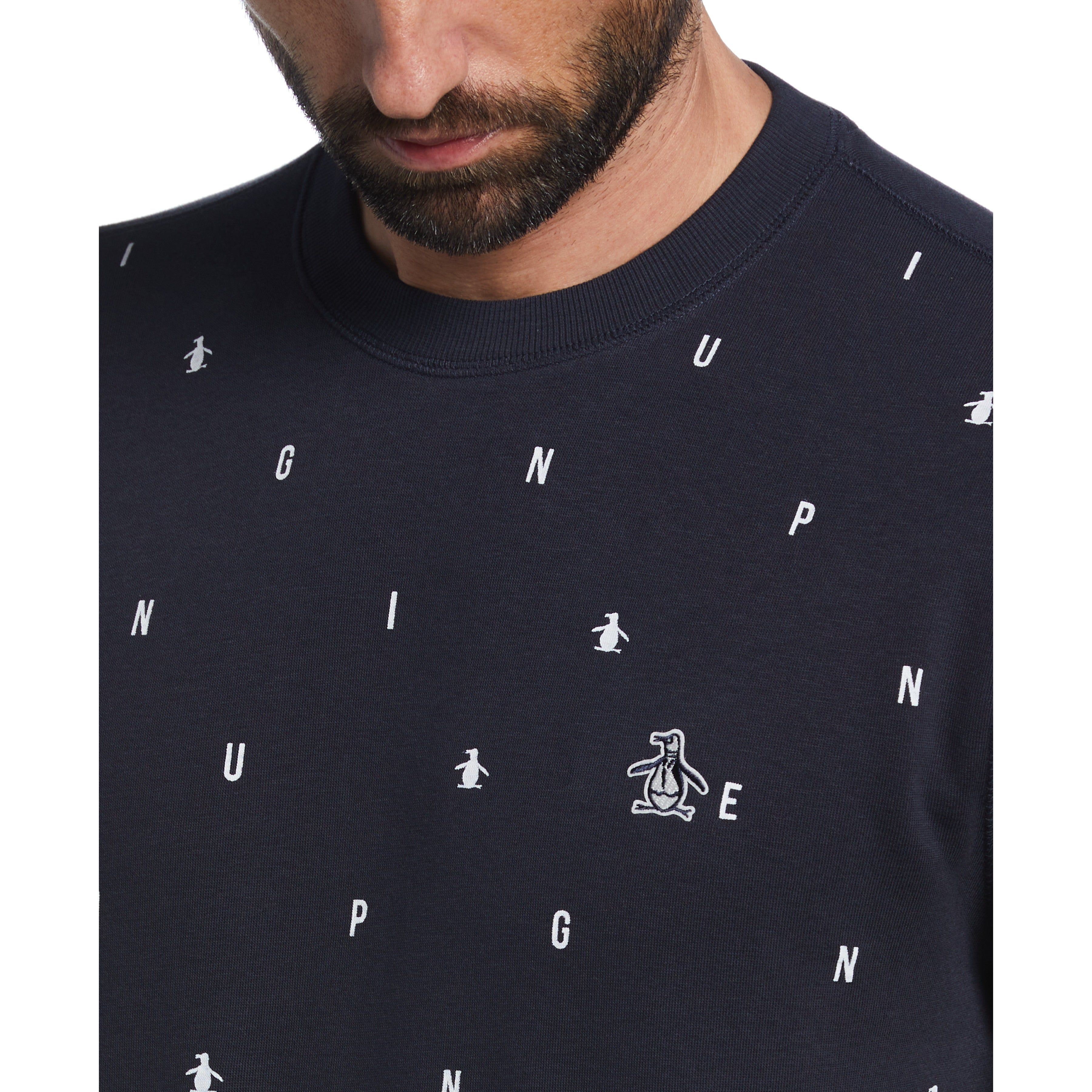 Brush Back Fleece Crew Sweatshirt sold by Original Penguin product image thumbnail 3