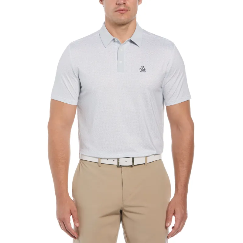 All-Over Retro Micro Floral Print Golf Polo sold by Original Penguin