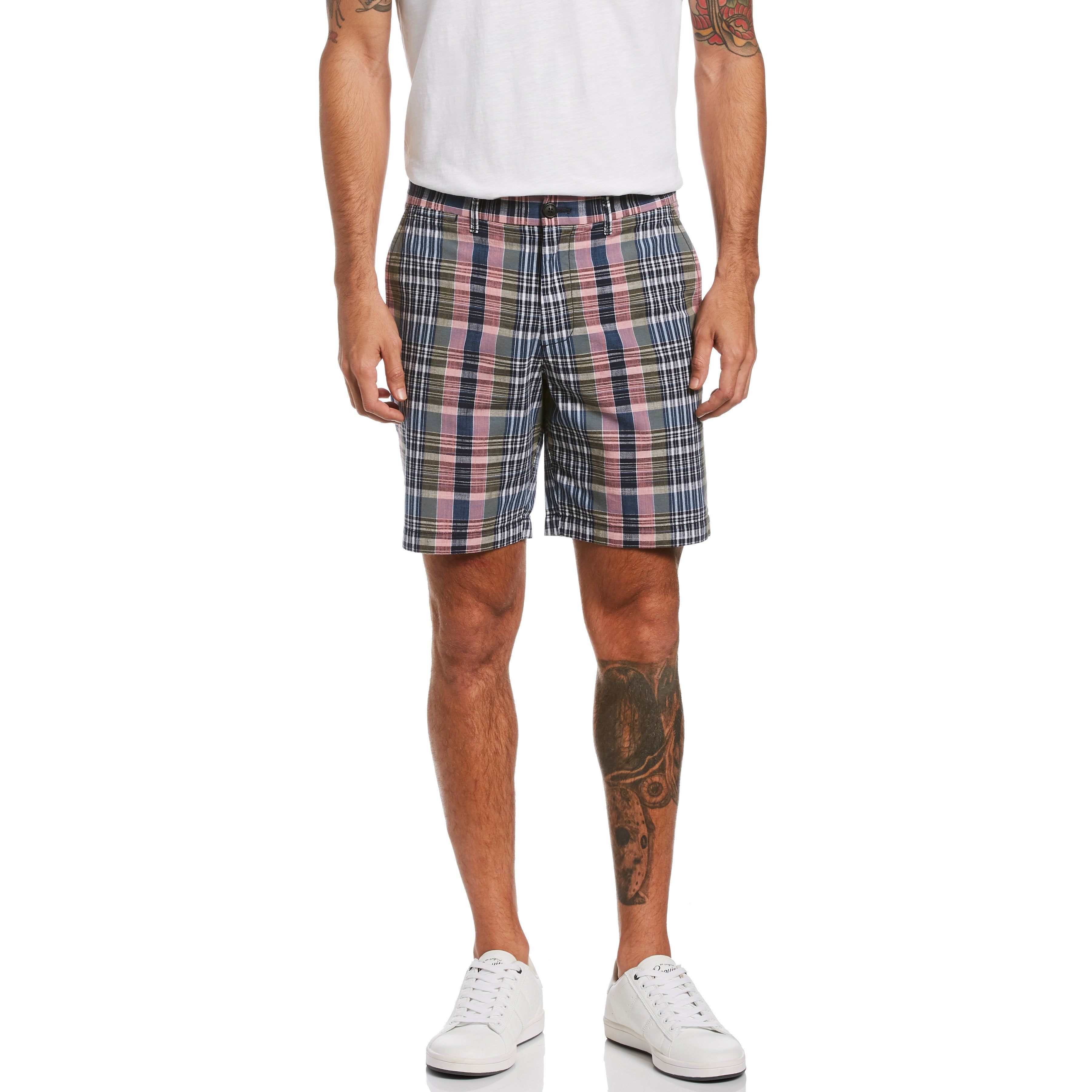 Plaid Slim Fit Short sold by Original Penguin