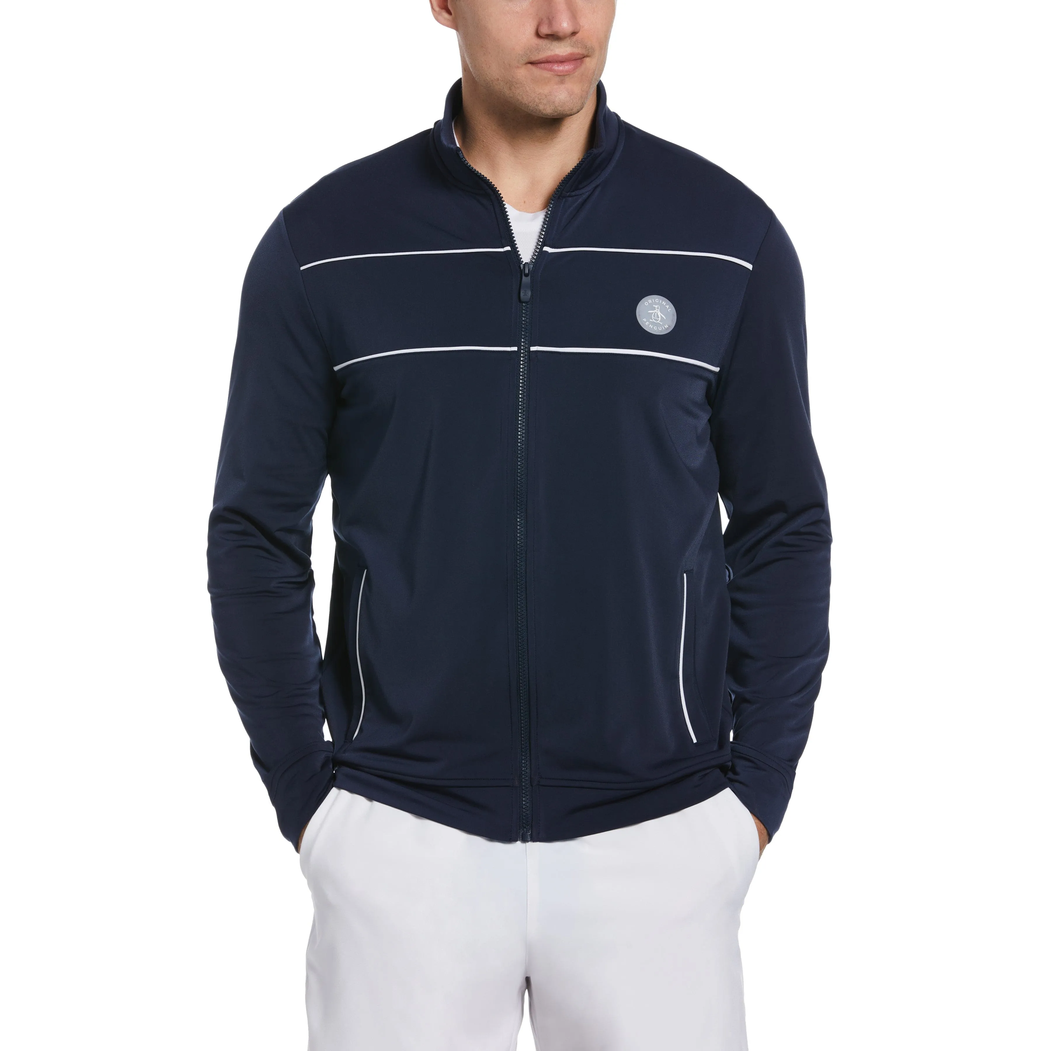 Essential Tennis Track Jacket - Black sold by Original Penguin