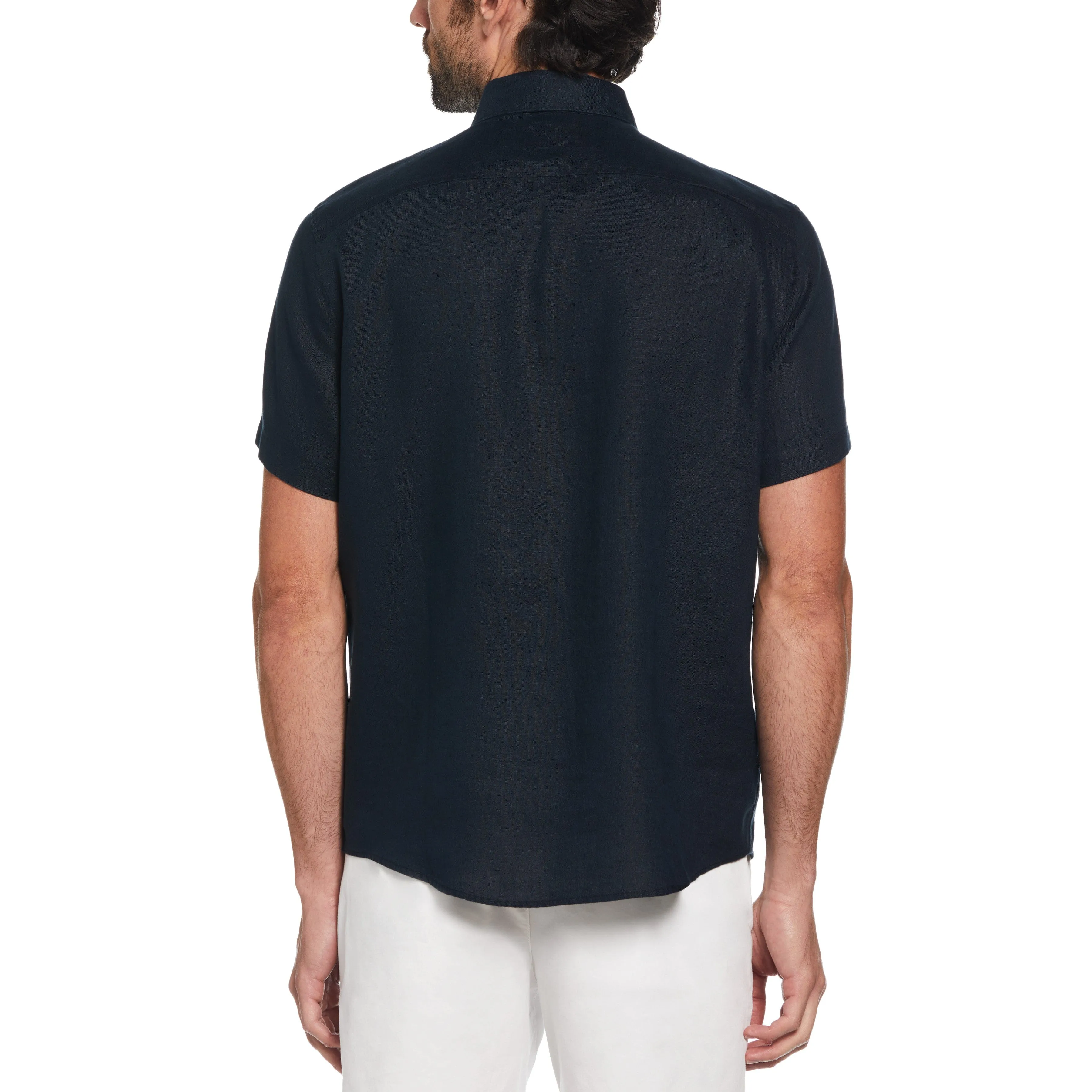 Short Sleeve Washed Linen Shirt sold by Original Penguin product image thumbnail 2