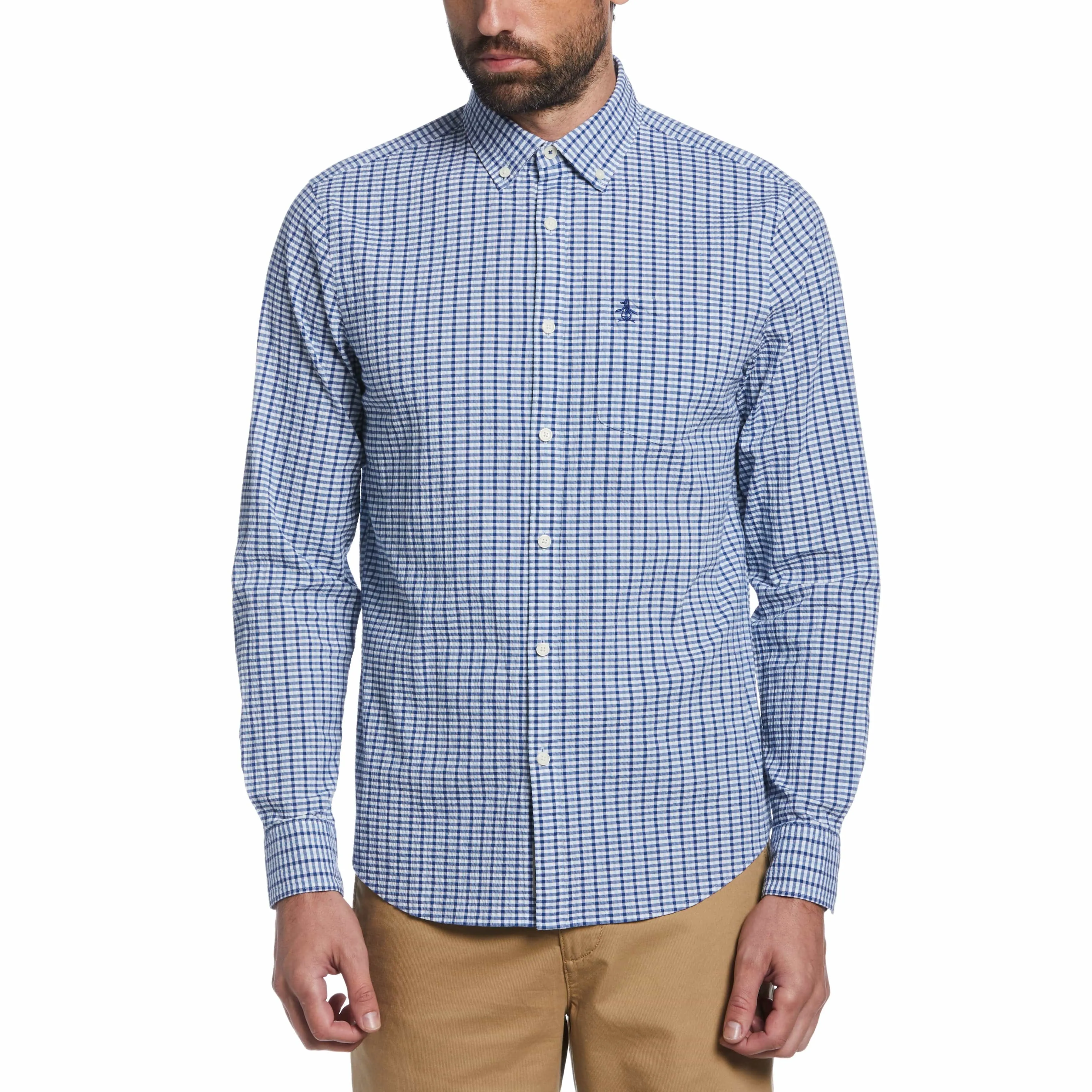 Slim Fit Plaid Shirt sold by Original Penguin
