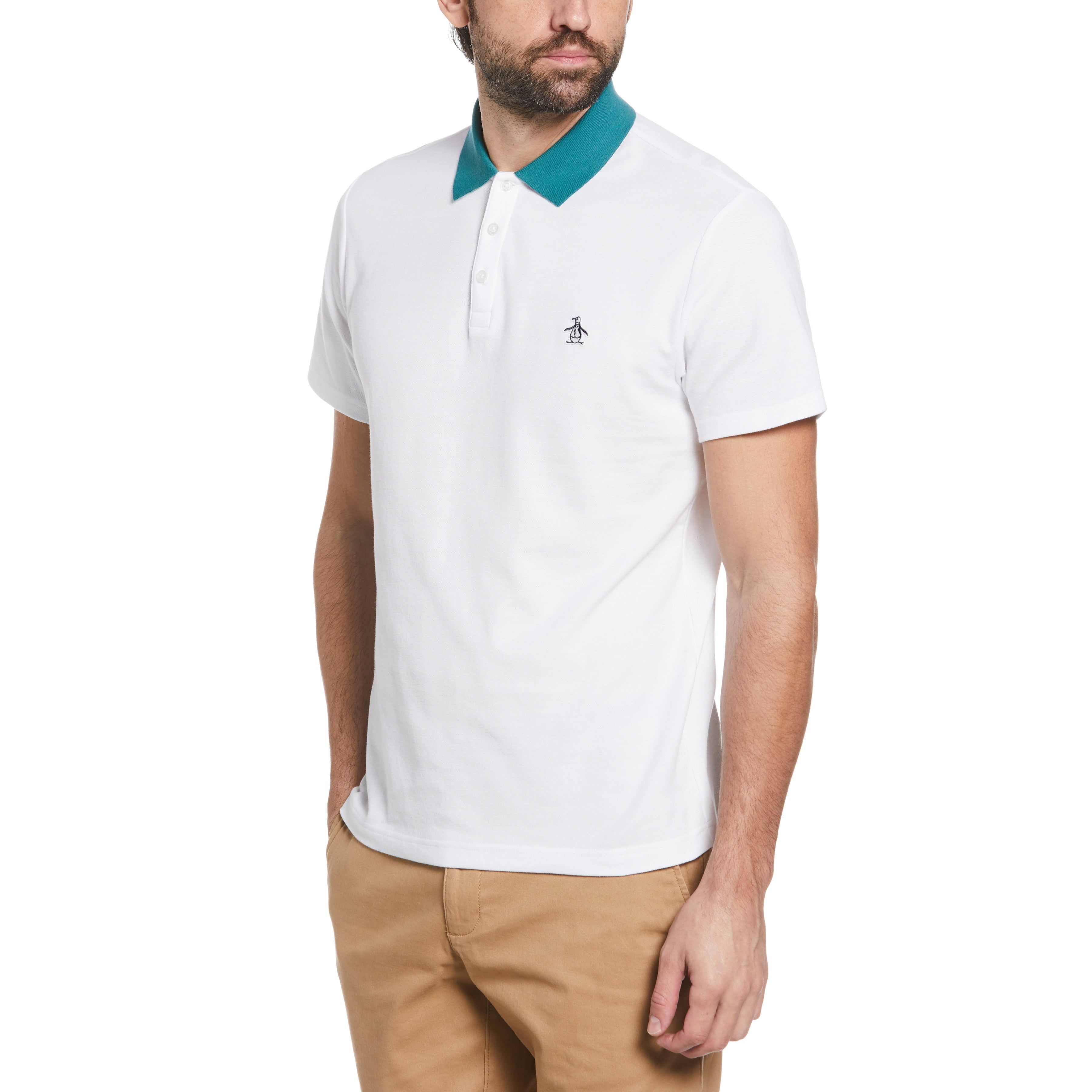 Contrast Collar Polo sold by Original Penguin