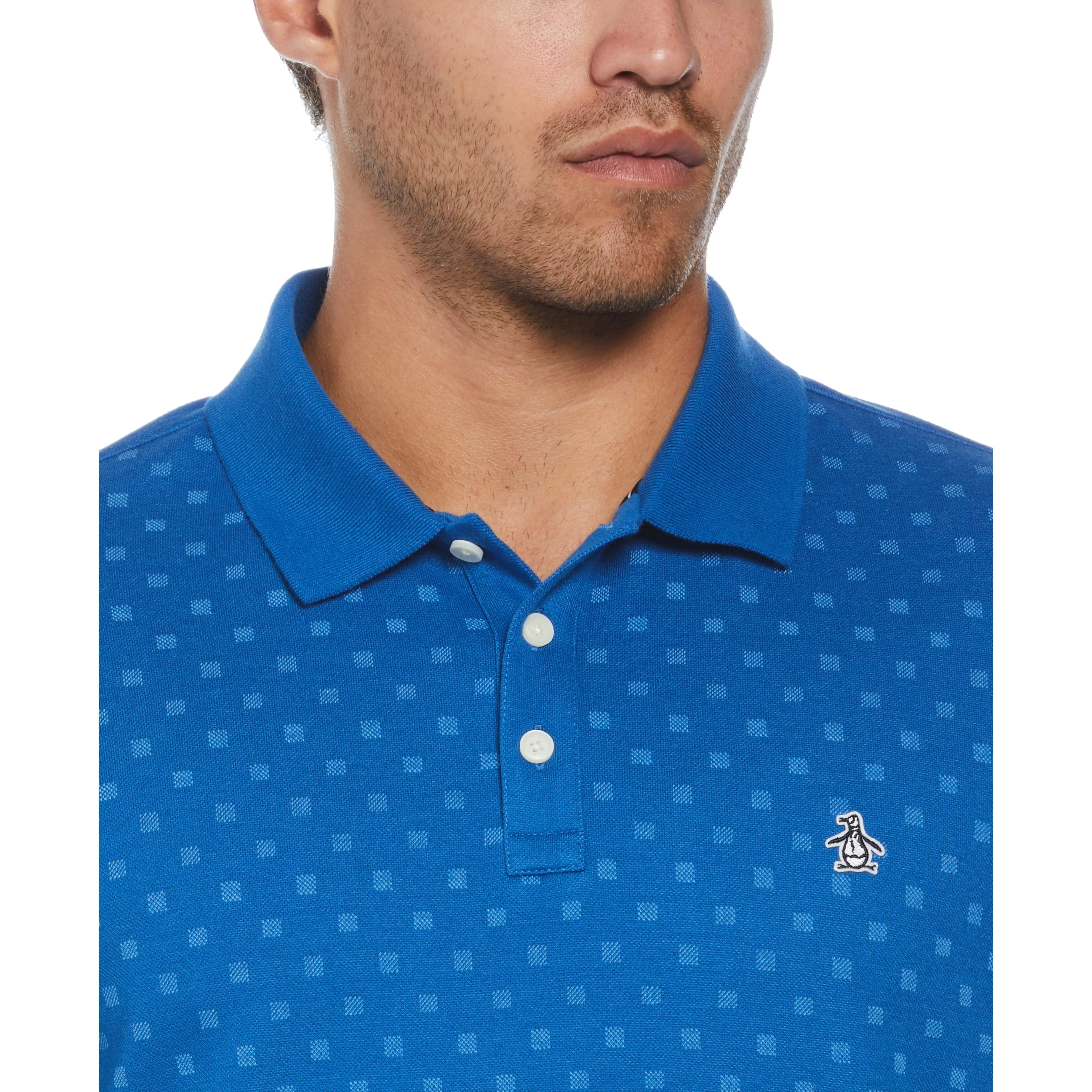 Jacquard Check Polo sold by Original Penguin product image thumbnail 3
