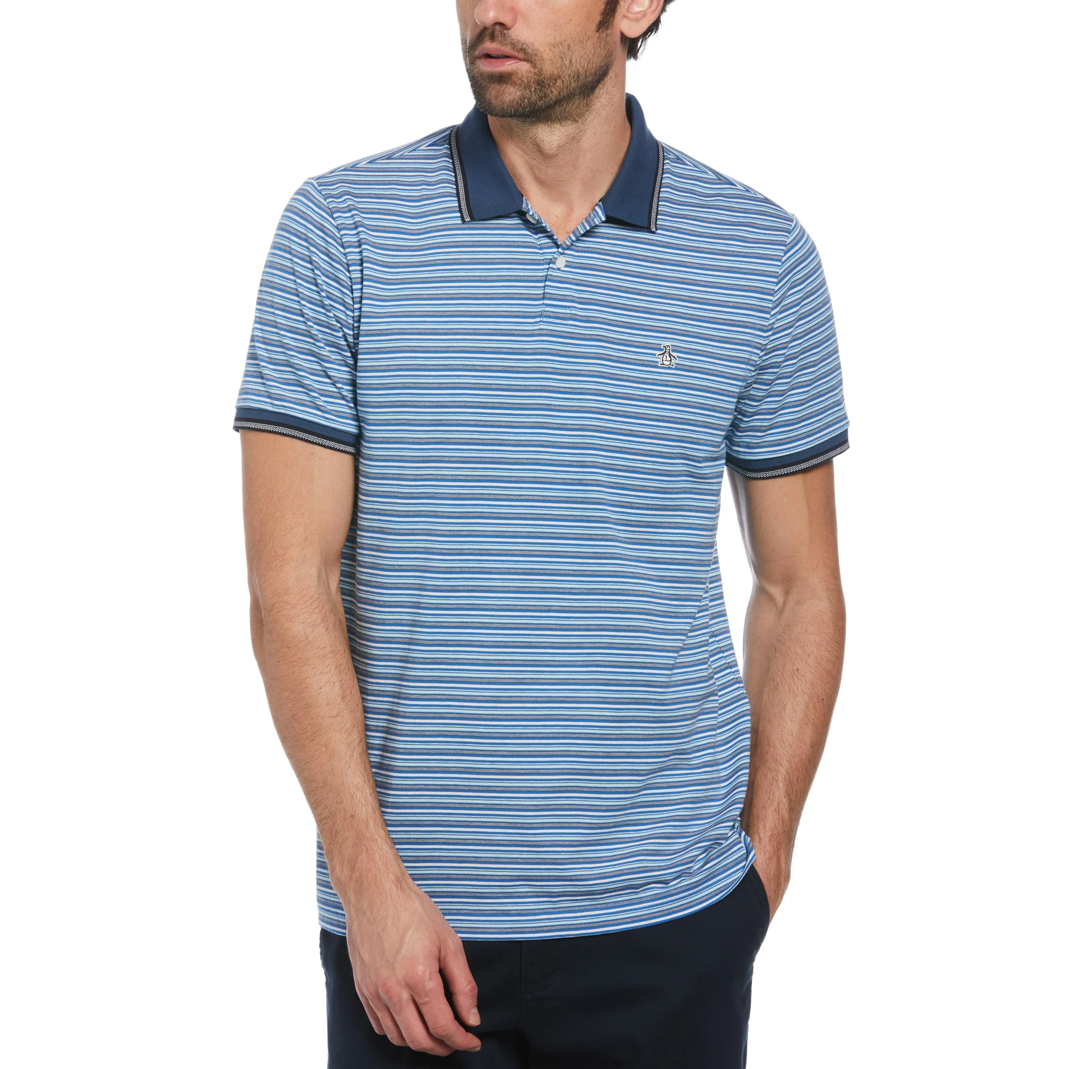 Auto Stripe Polo sold by Original Penguin