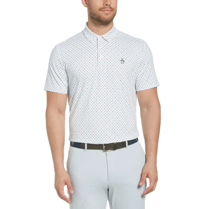 Mushroom Allover Print Golf Polo sold by Original Penguin