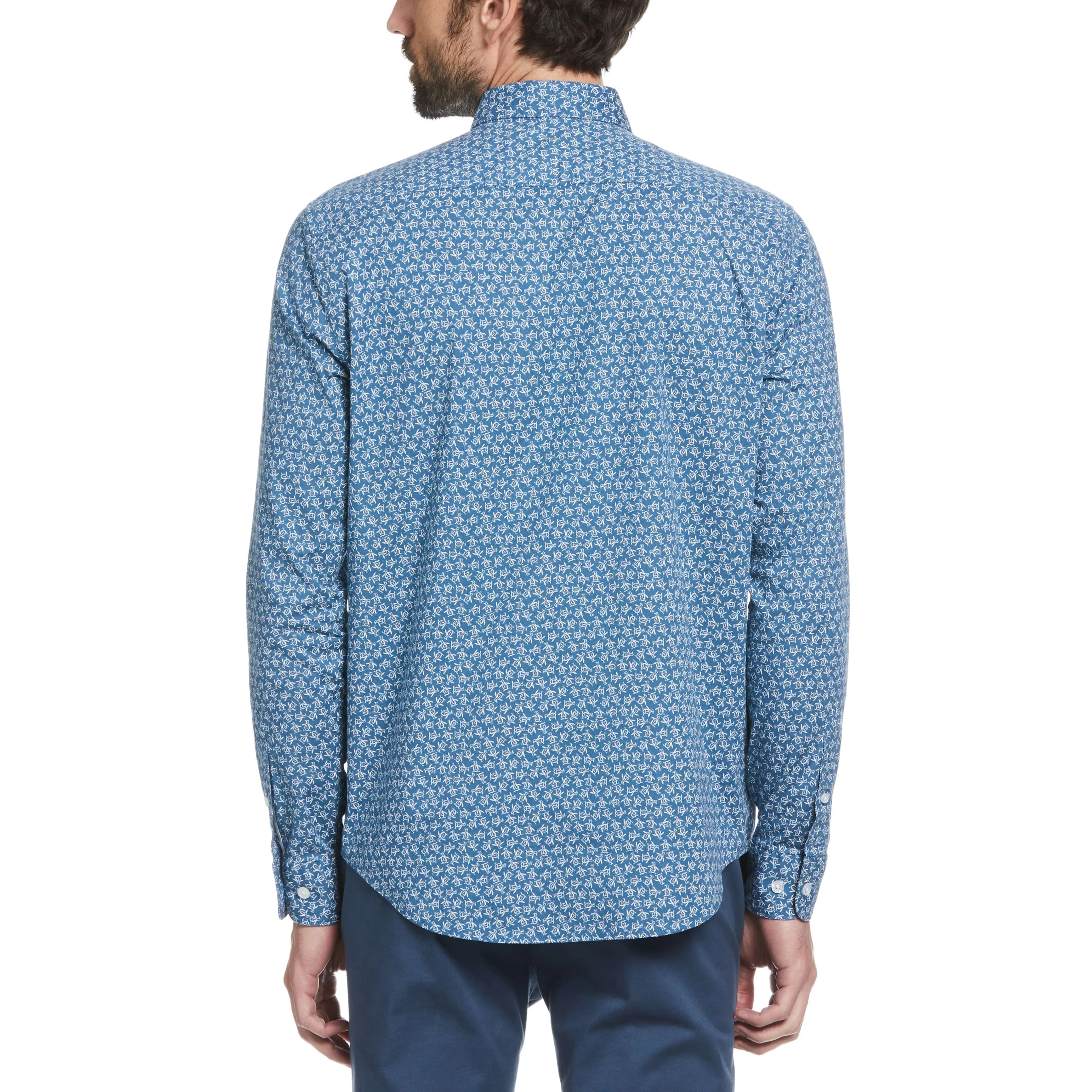 All-Over Tumble Pete Print Shirt sold by Original Penguin product image thumbnail 2
