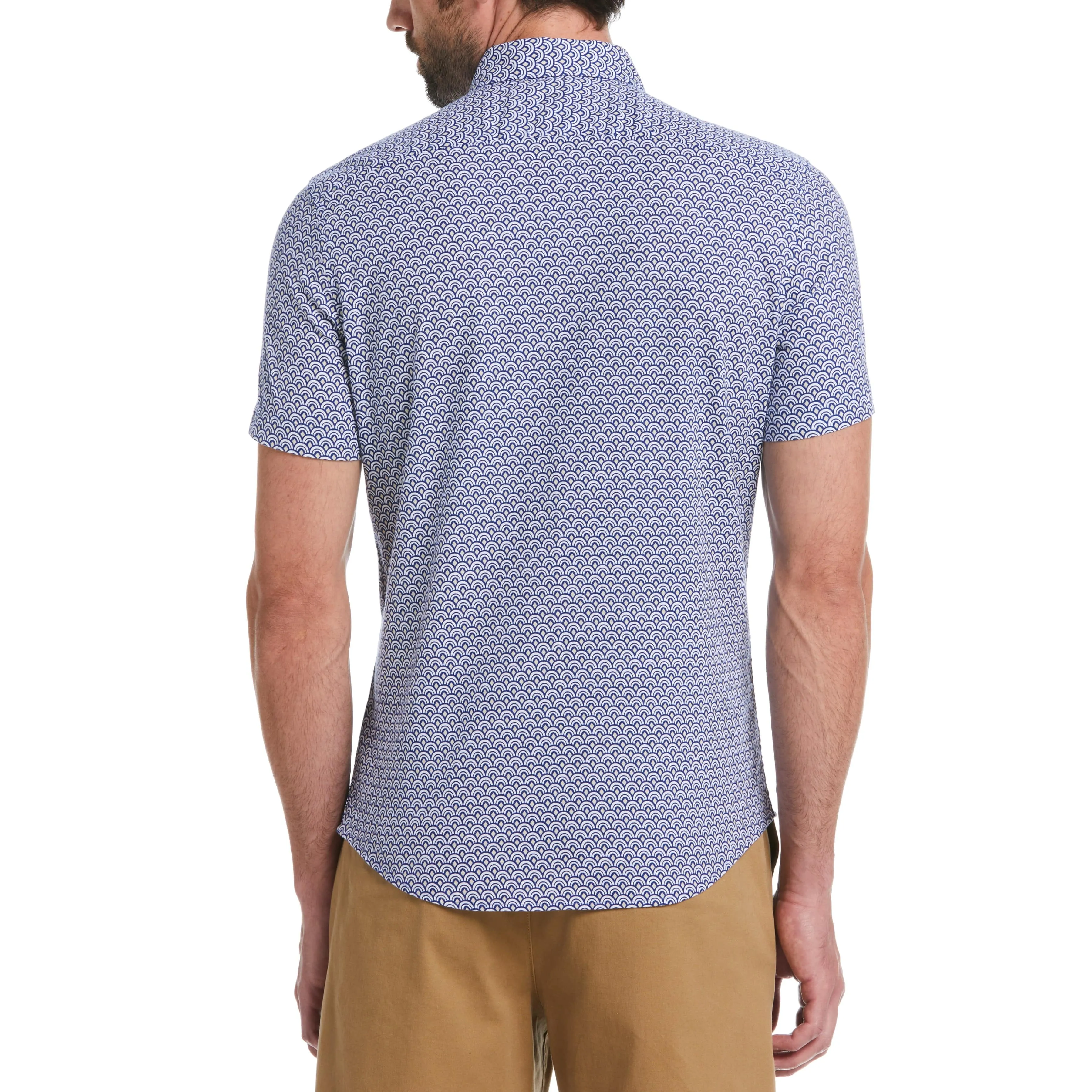 Linen Allover Geometric Print Shirt sold by Original Penguin product image thumbnail 2