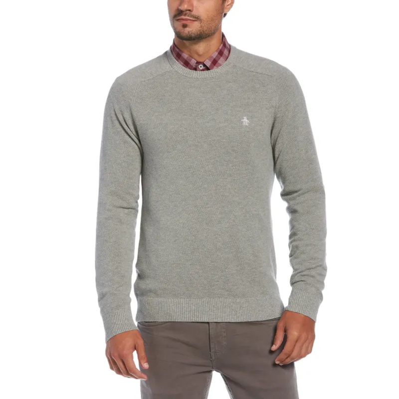 Honeycomb Pique Crew Neck Sweater sold by Original Penguin