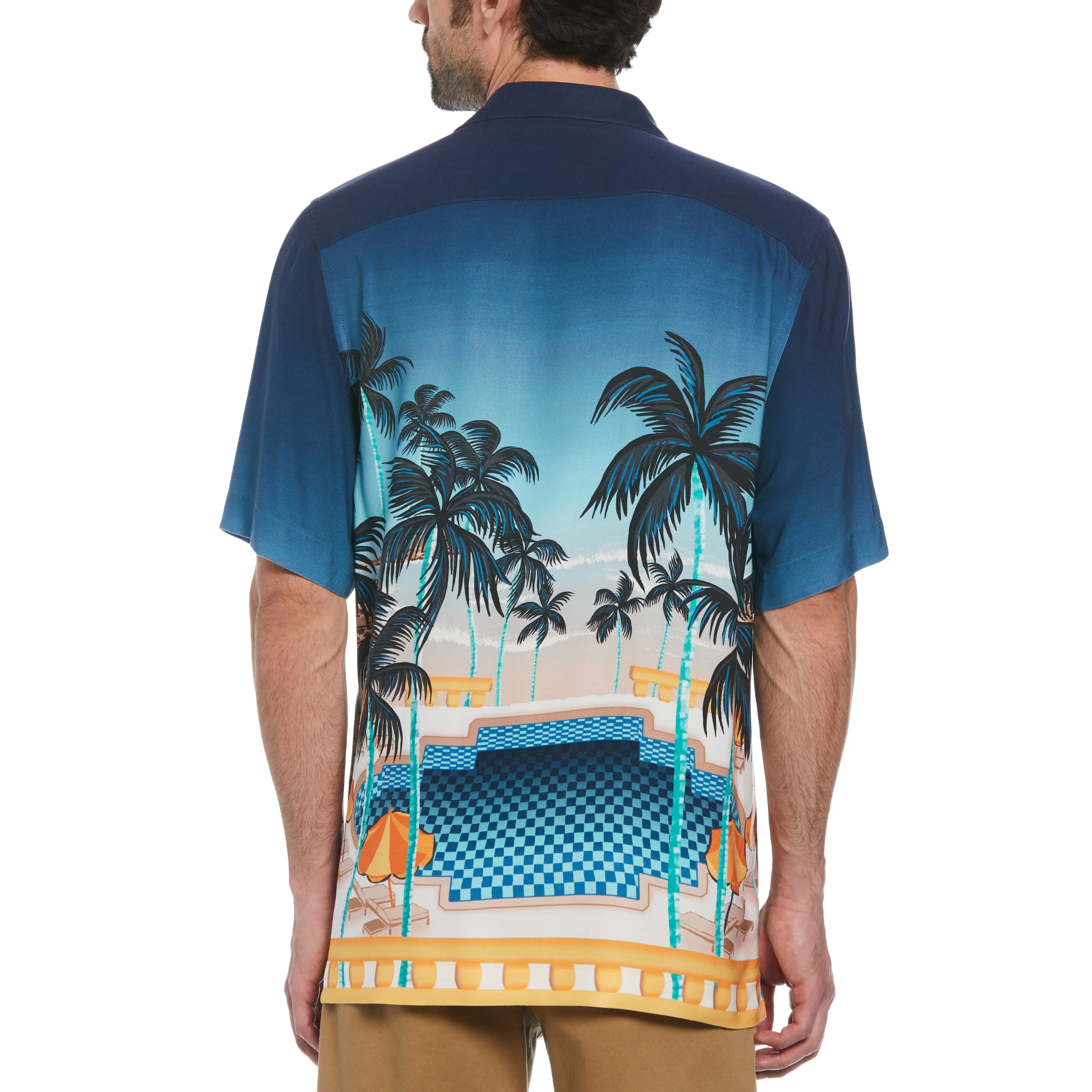 Viscose Pool Scene Shirt sold by Original Penguin product image thumbnail 2