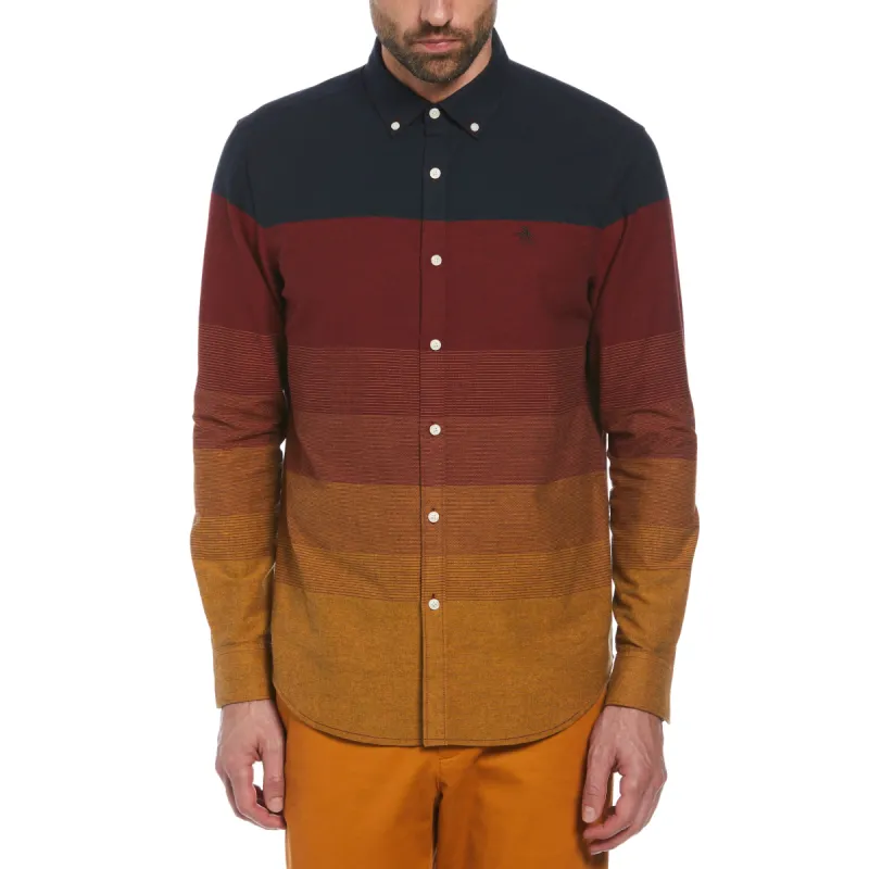 Ombre Stripe Oxford Shirt sold by Original Penguin