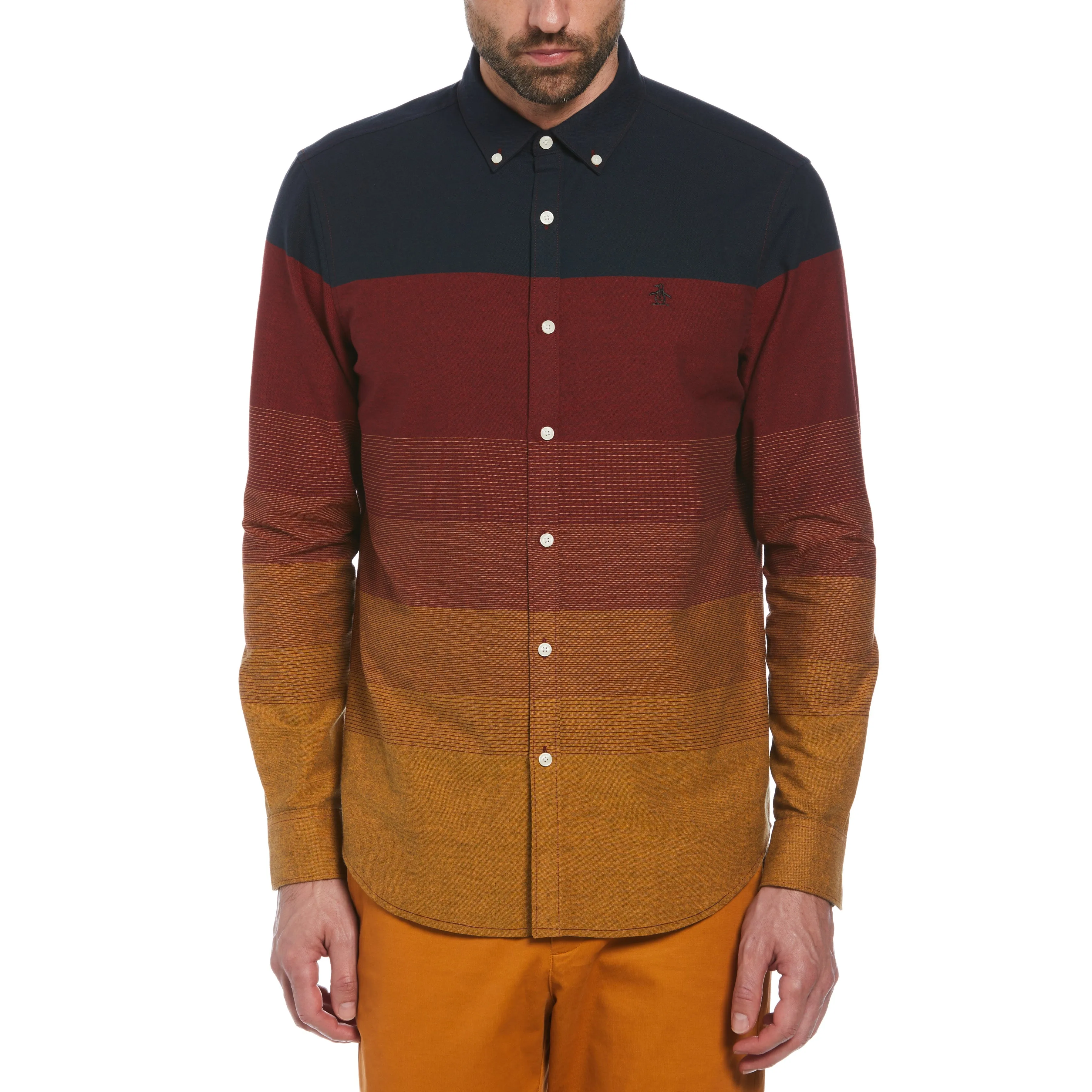 Ombre Stripe Oxford Shirt sold by Original Penguin