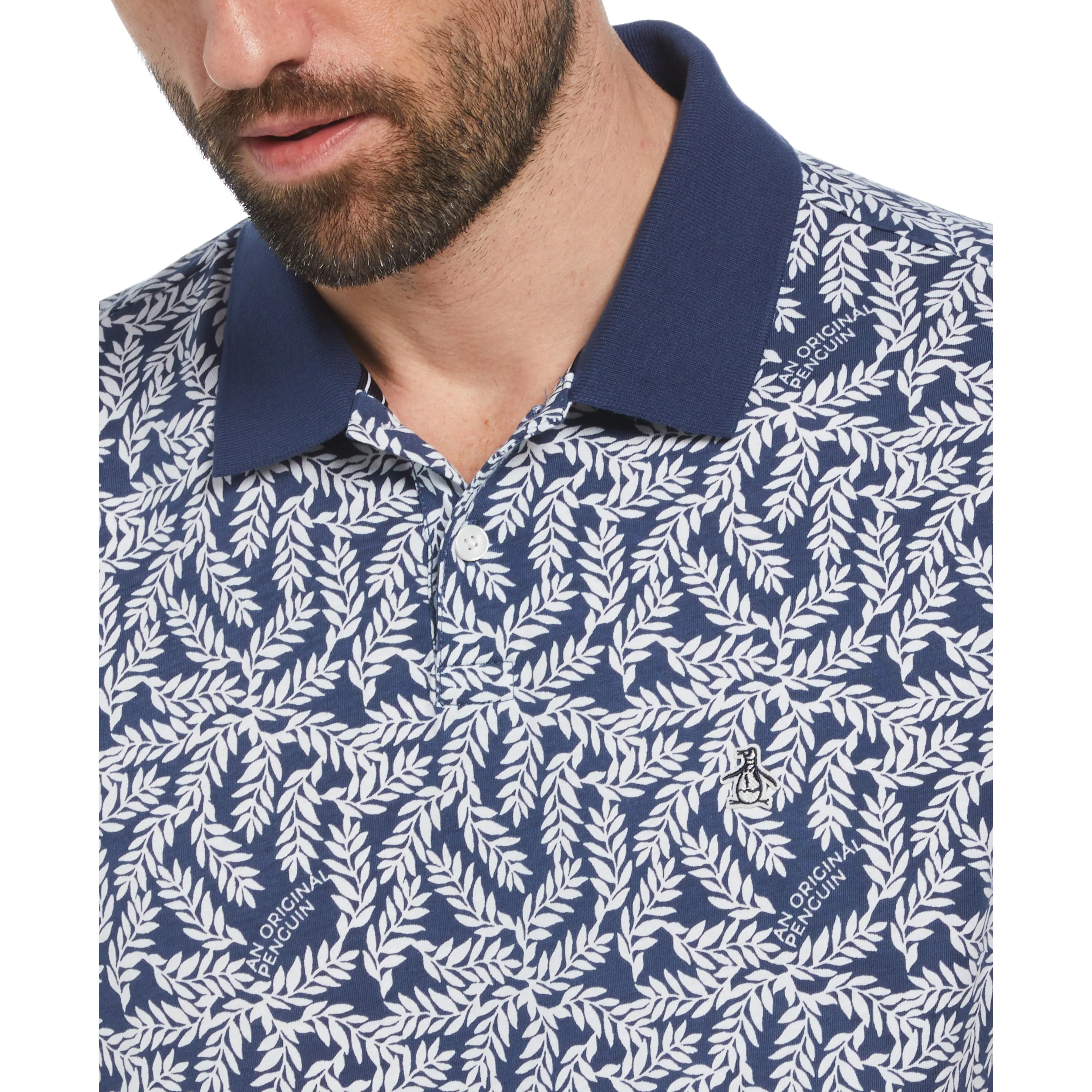 Leaf Print Polo sold by Original Penguin product image thumbnail 3
