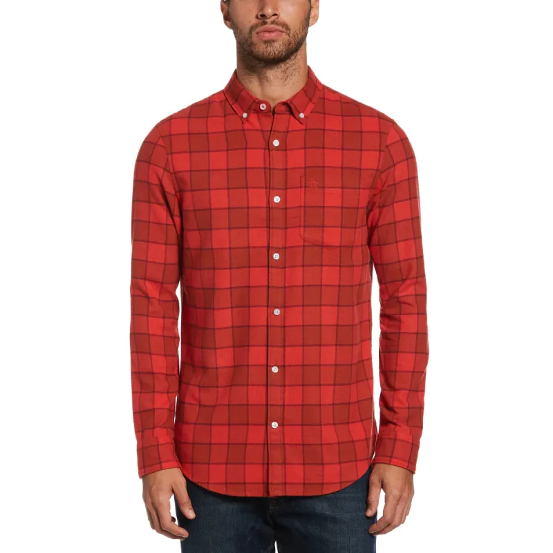 Dobby Plaid Shirt sold by Original Penguin