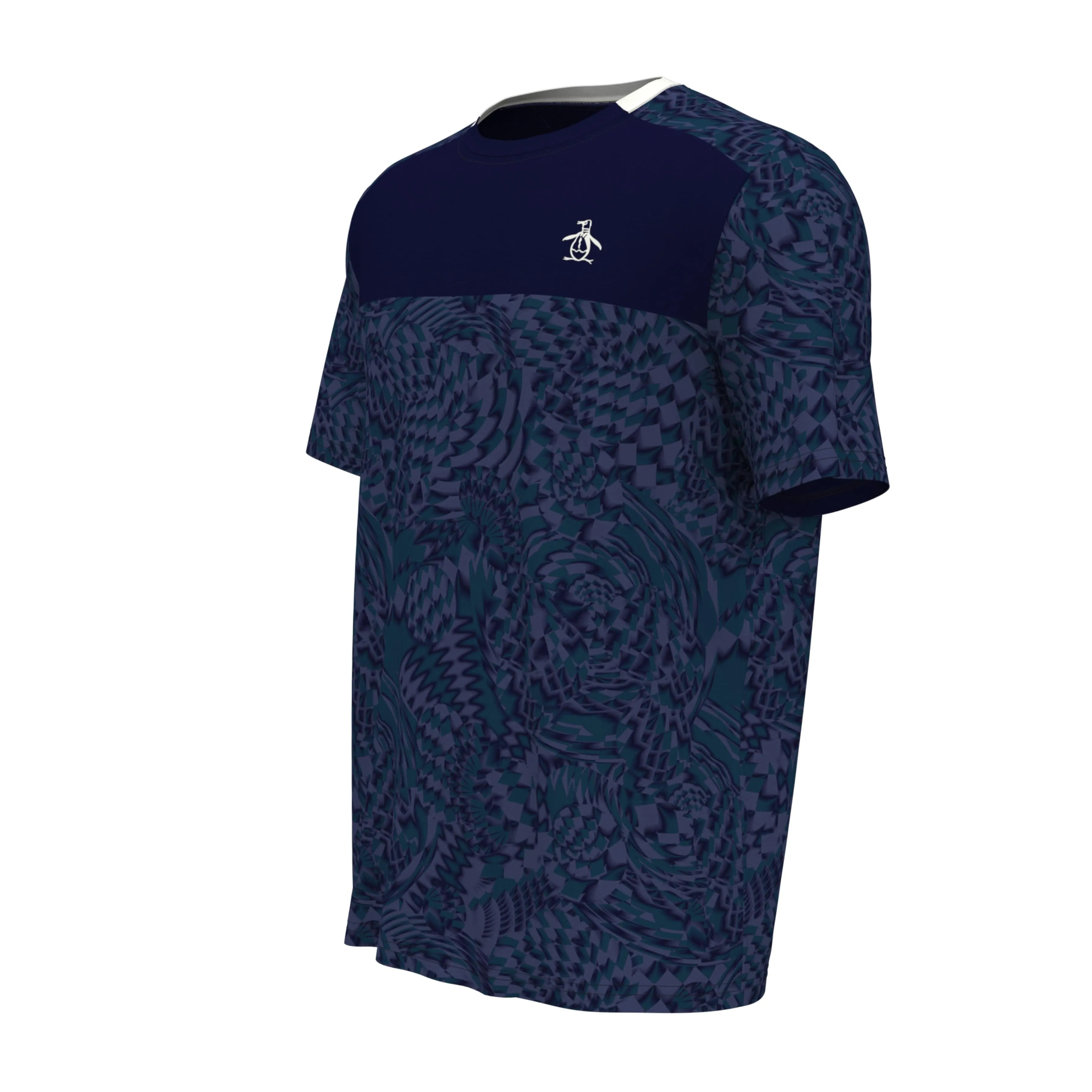 Motion Checked Color Block Tennis Tee sold by Original Penguin product image thumbnail 3