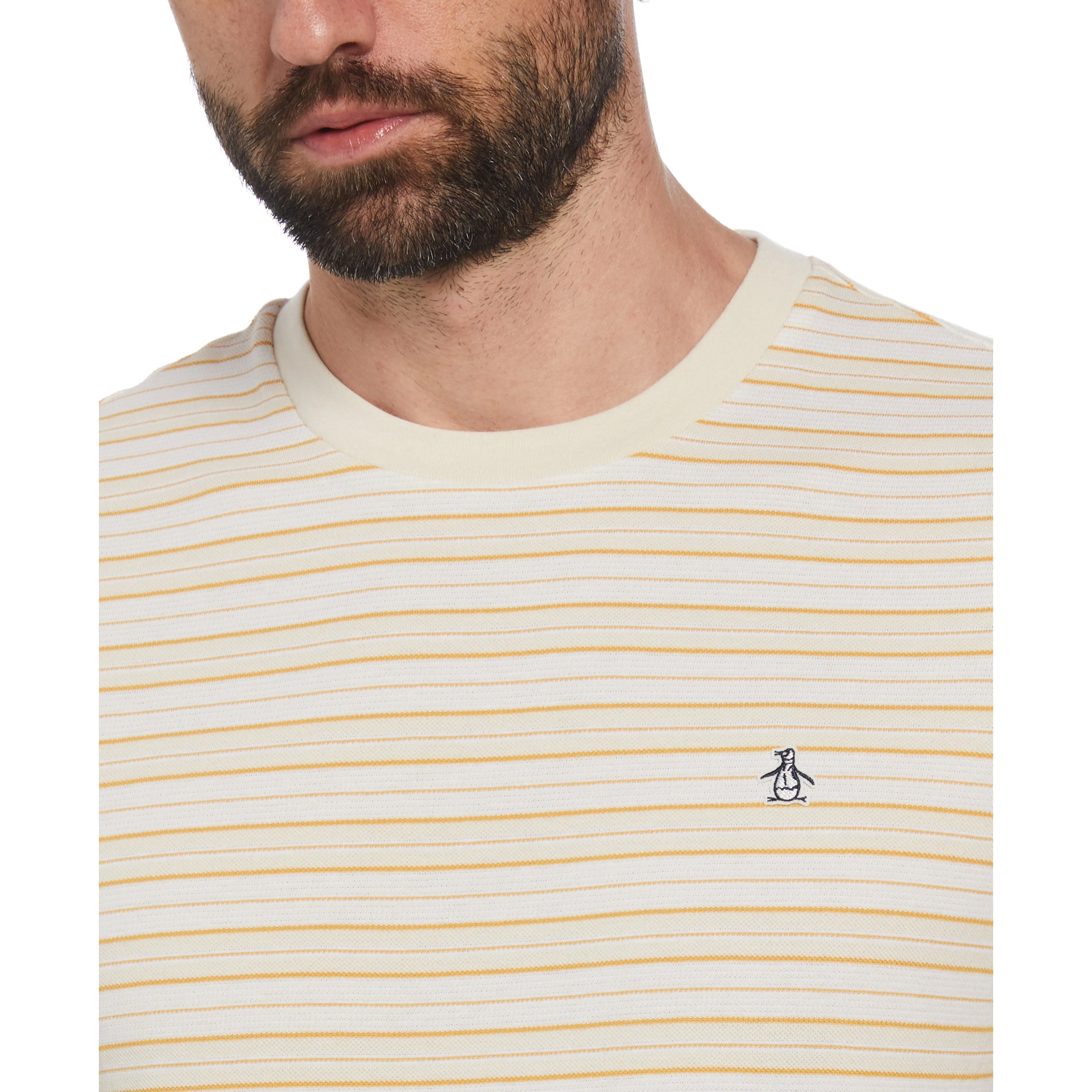 Cotton Jacquard Stripe Tee sold by Original Penguin product image thumbnail 3