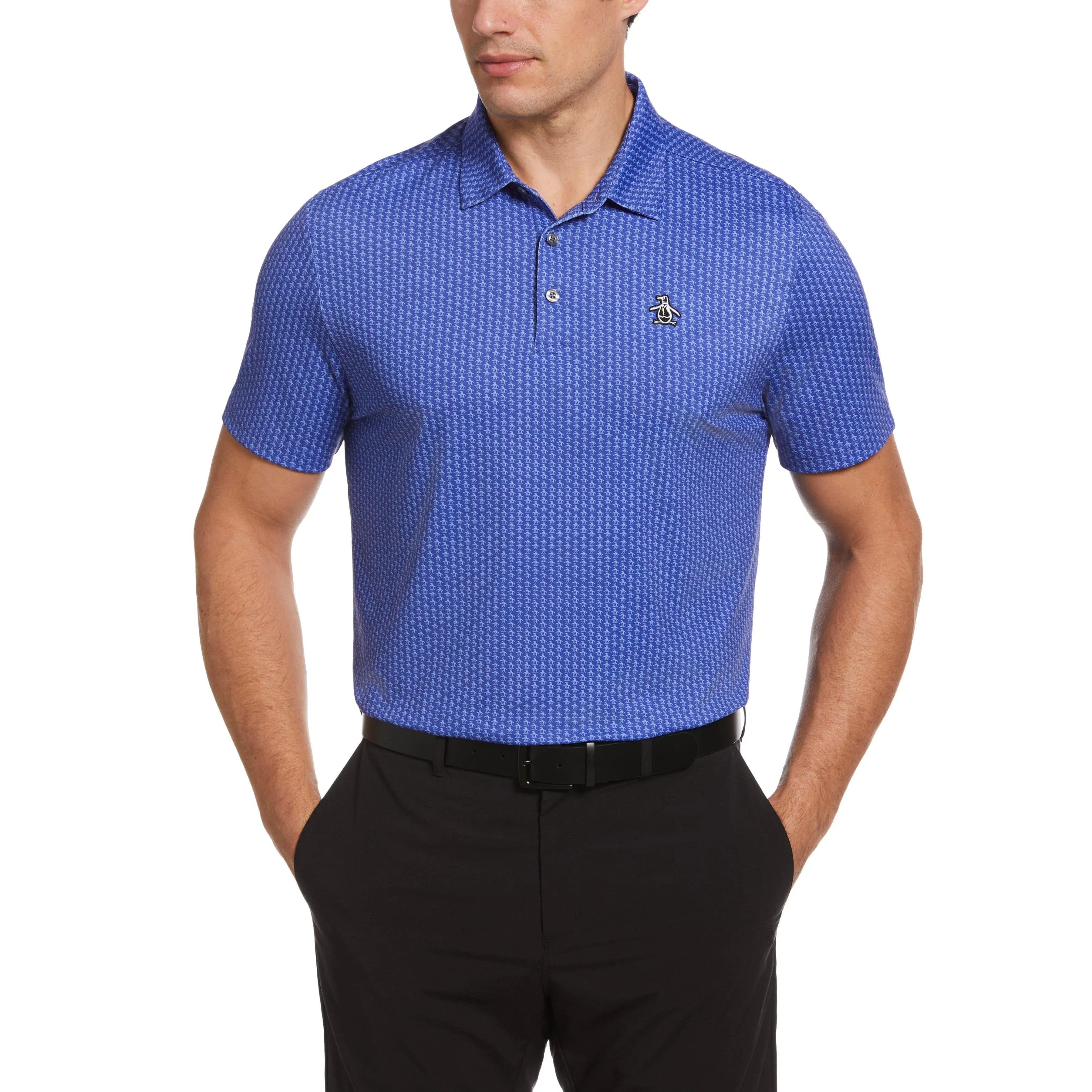 Allover Pete Print Golf Polo sold by Original Penguin