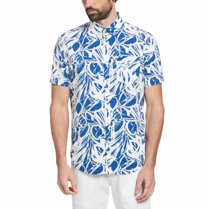 Ecovero™ Swirl Print Shirt sold by Original Penguin