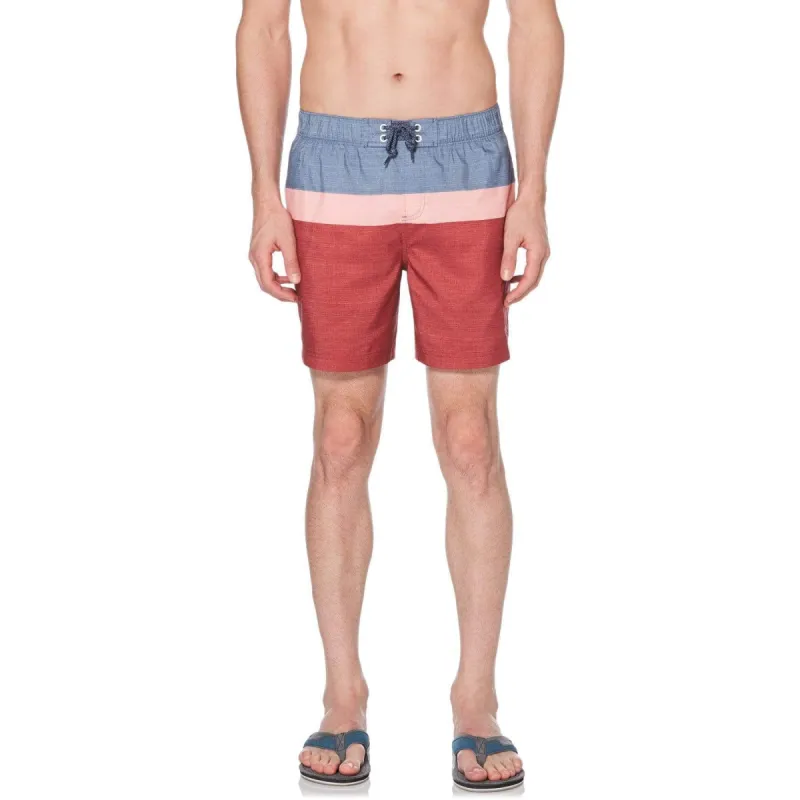 Stripe Block Swim Short sold by Original Penguin