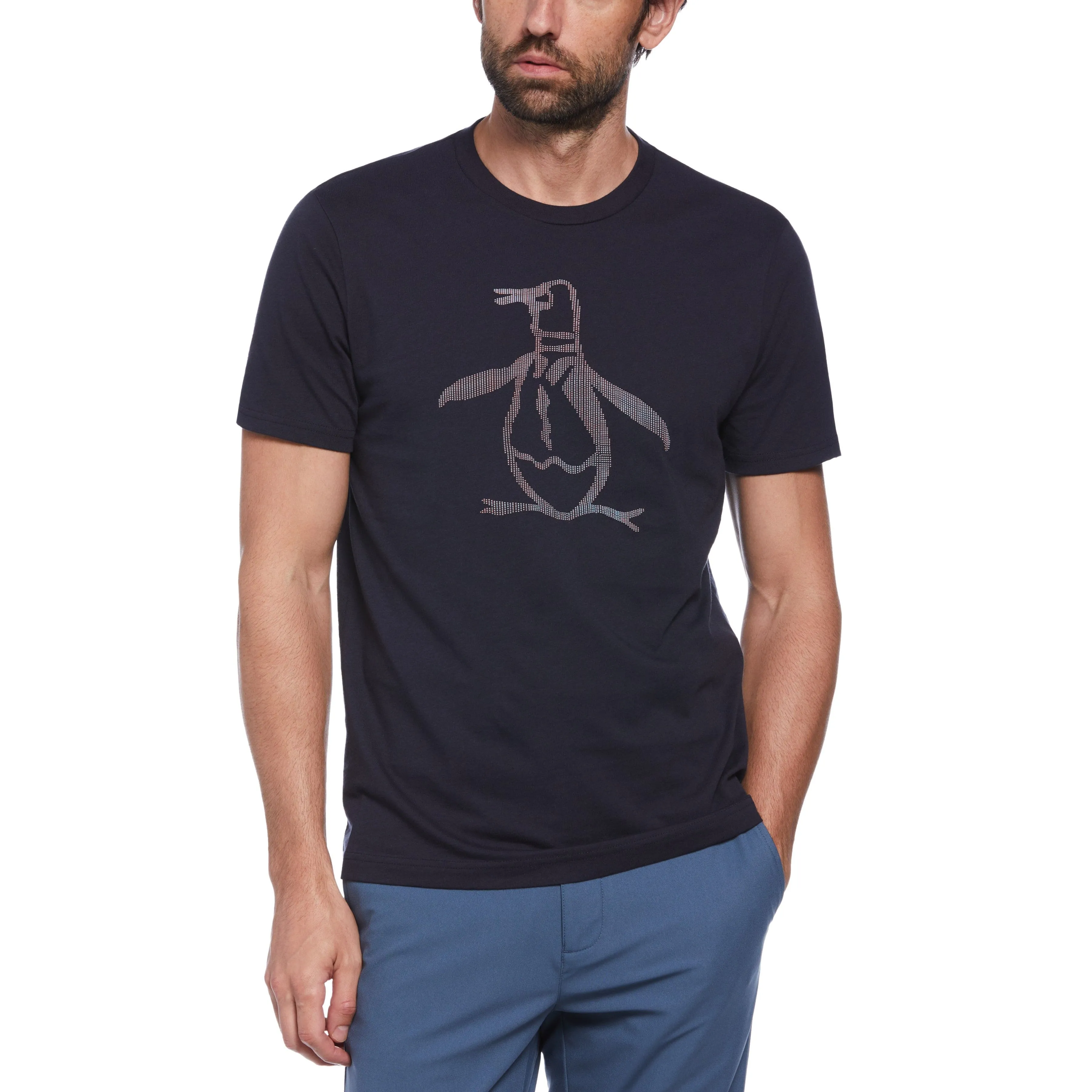 3D Dot Penguin Jersey Graphic Tee sold by Original Penguin