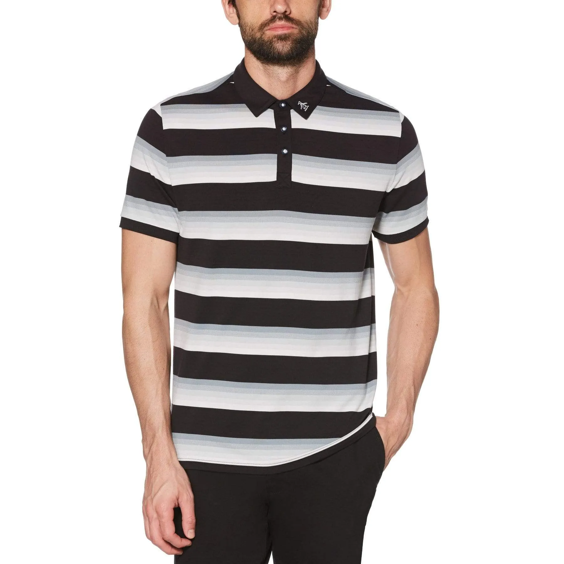 1955 Clubhouse Stripe Golf Polo sold by Original Penguin