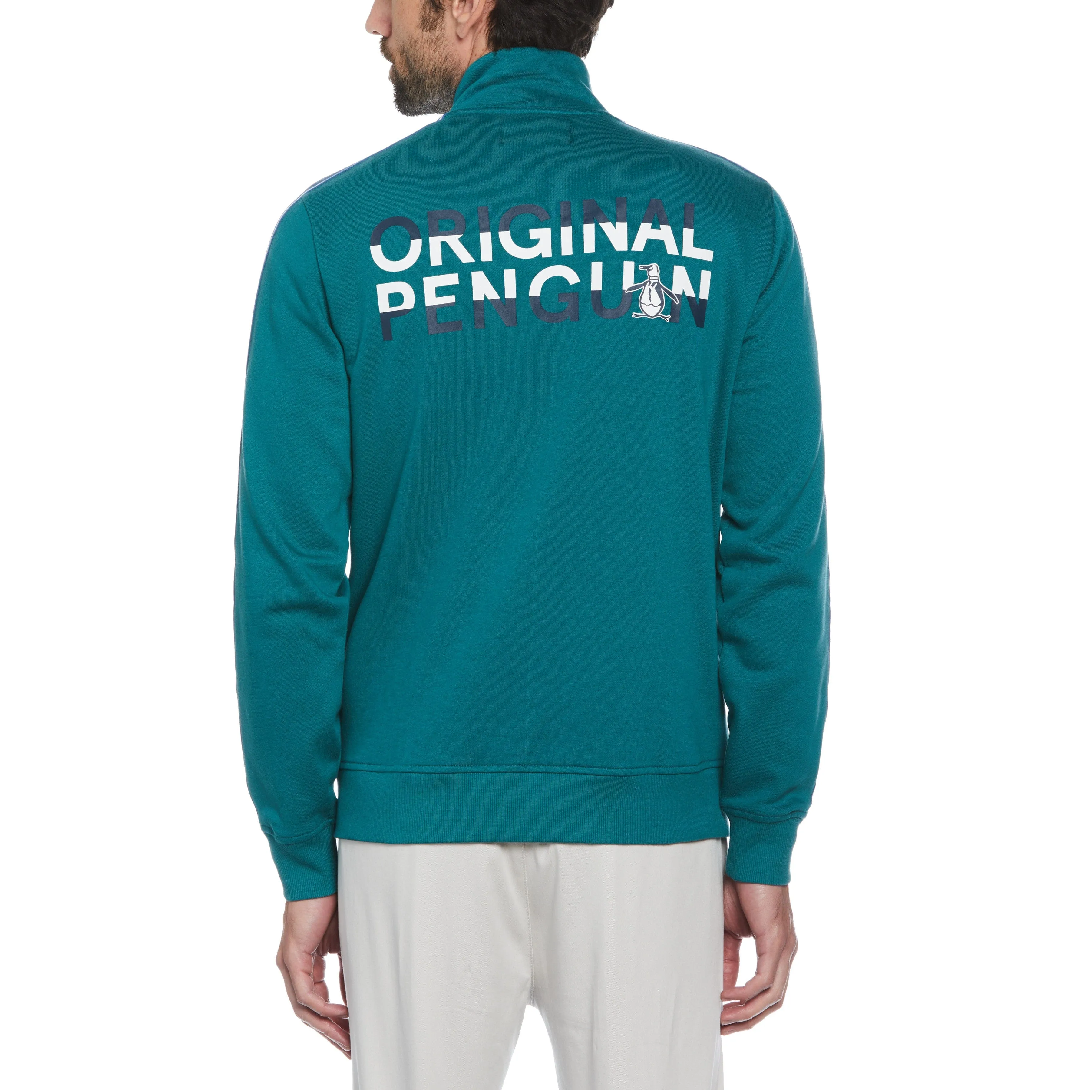 Fleece Side Tape Track Jacket sold by Original Penguin product image thumbnail 2