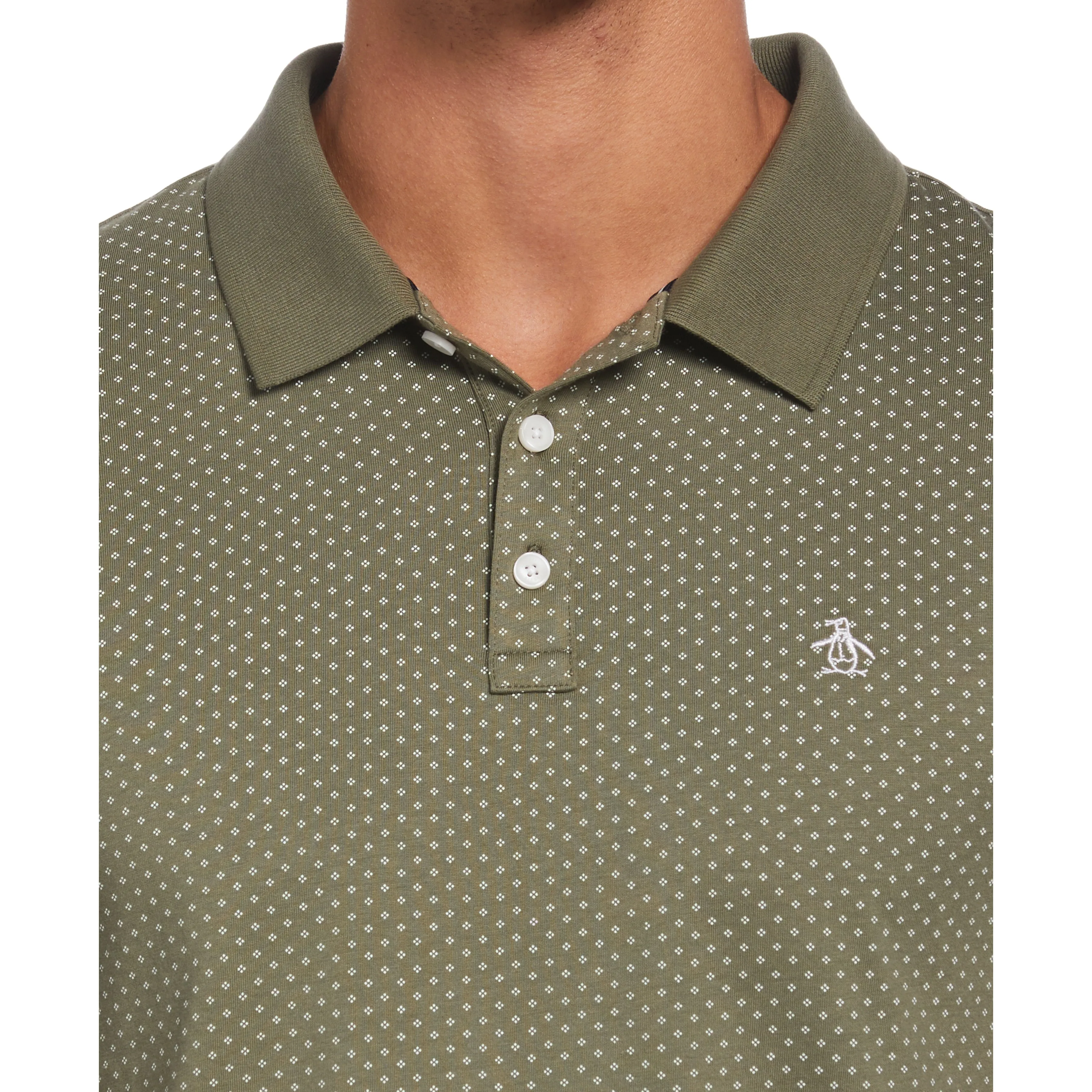 Ditsy Diamond Print Polo sold by Original Penguin product image thumbnail 3