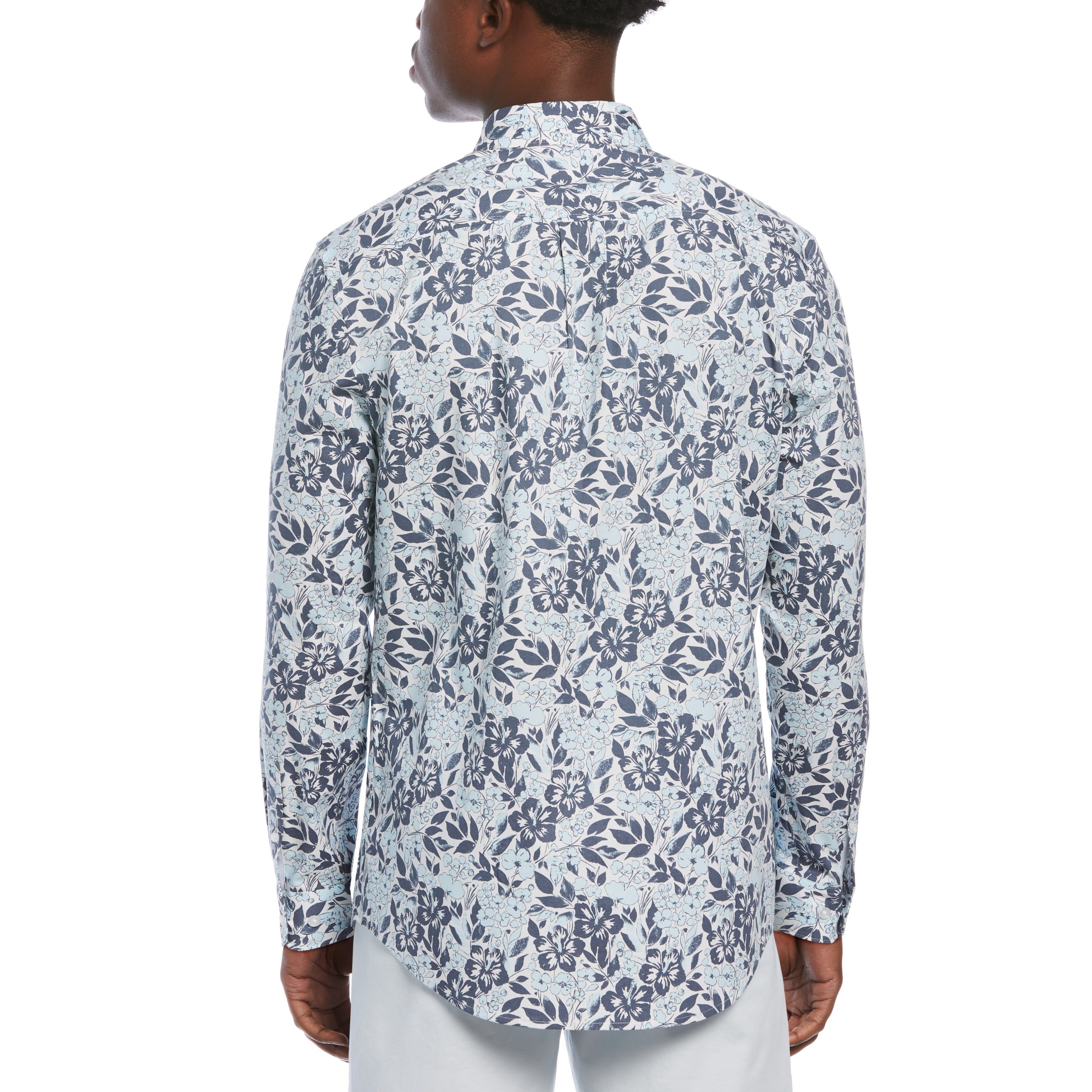 Hibiscus Print Stretch Shirt sold by Original Penguin product image thumbnail 2