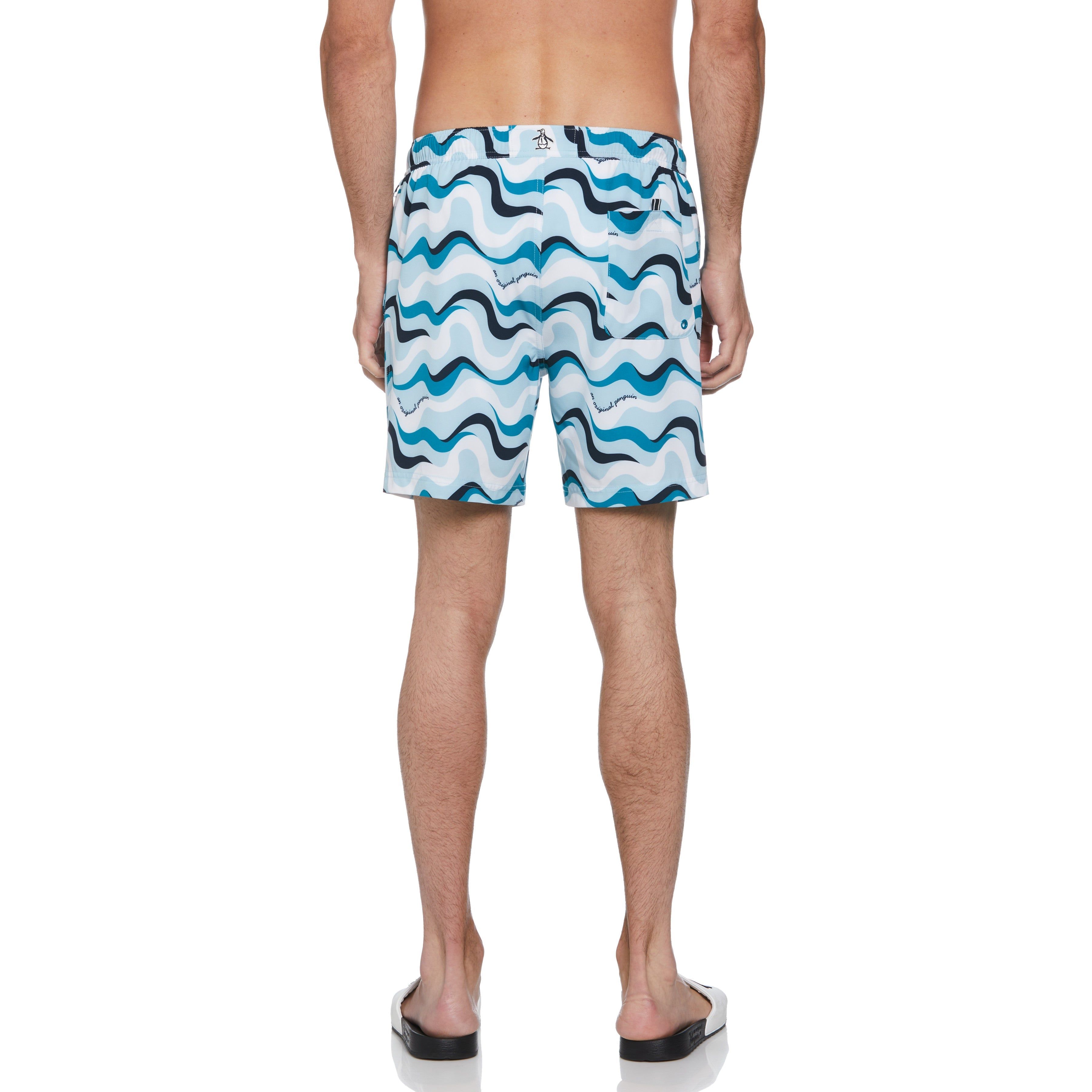 Wave Print Swim Short sold by Original Penguin product image thumbnail 2