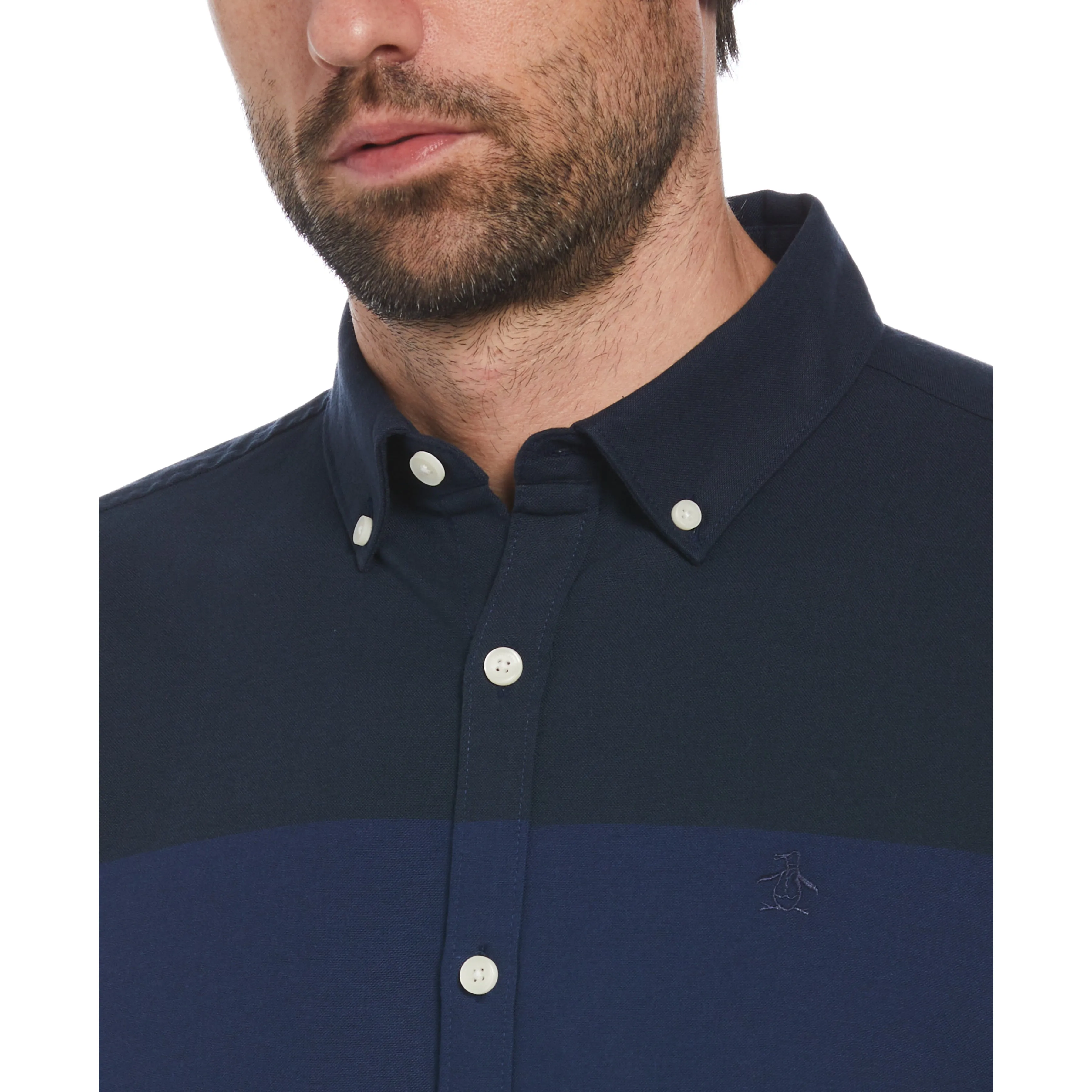 Ombre Stripe Oxford Shirt sold by Original Penguin product image thumbnail 3