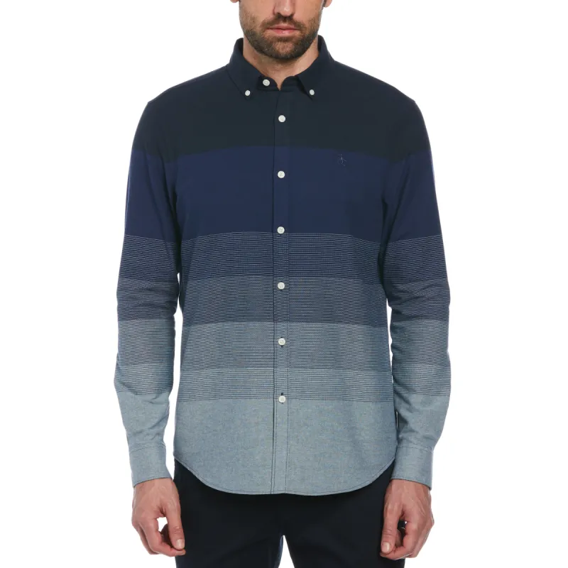 Ombre Stripe Oxford Shirt sold by Original Penguin