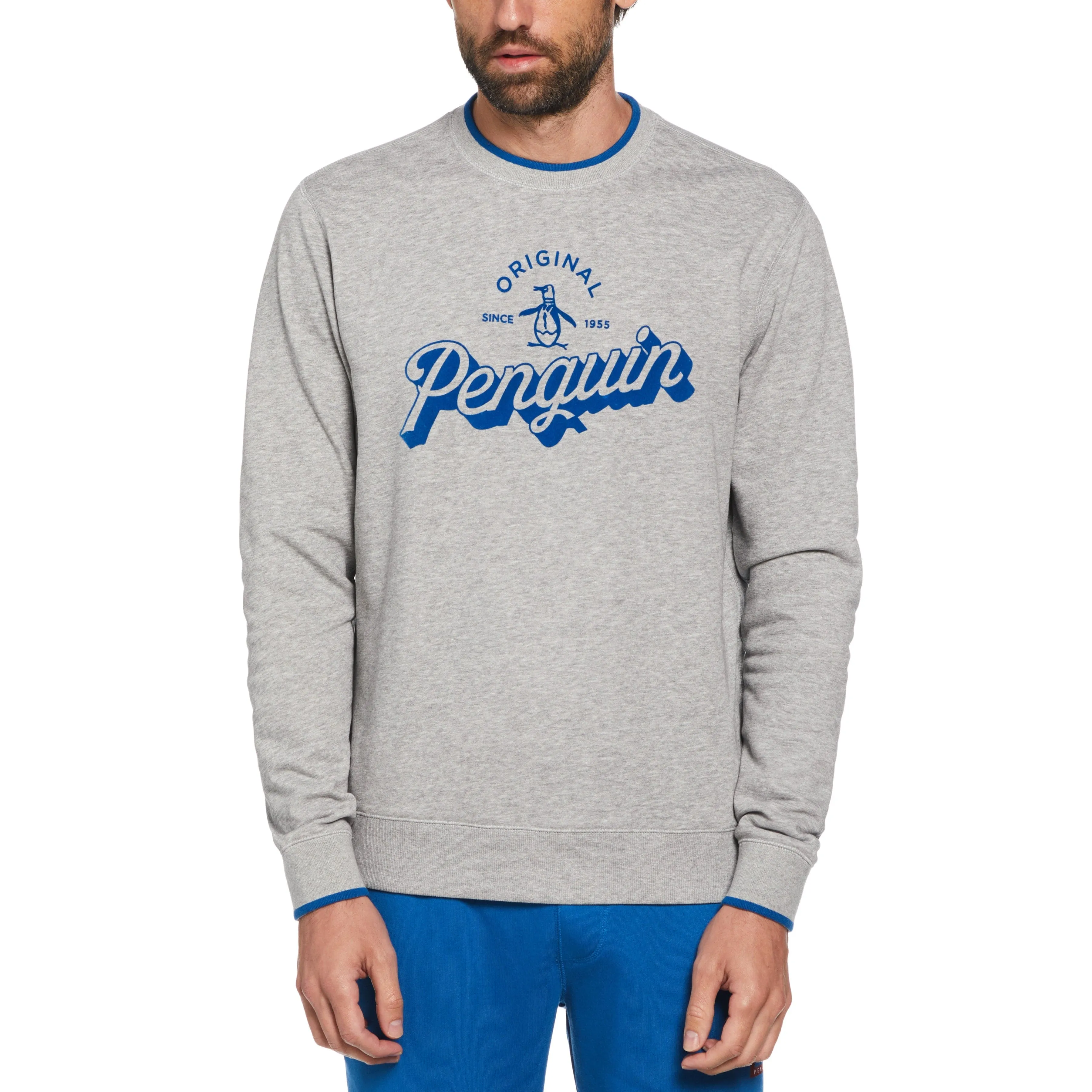 Fleece Crew Neck Logo Sweatshirt sold by Original Penguin