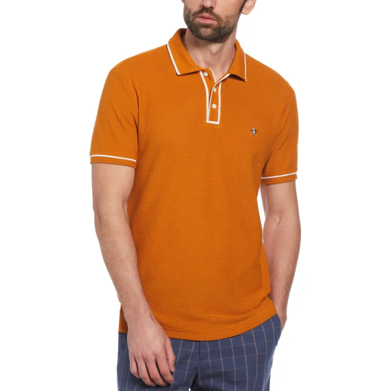 Organic Cotton Bentley Mesh Polo sold by Original Penguin