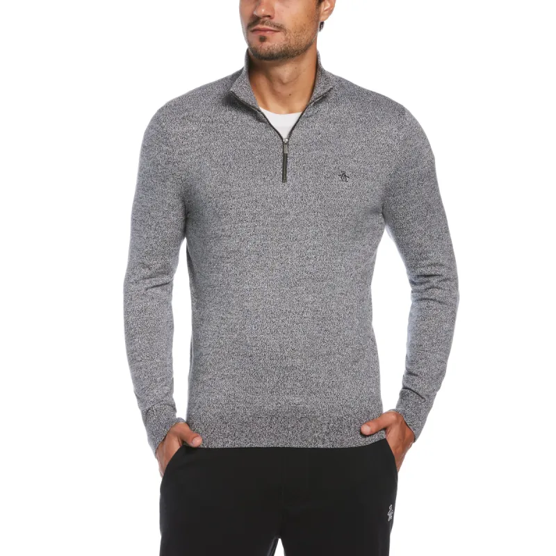 Marled 1/4 Zip Sweater sold by Original Penguin