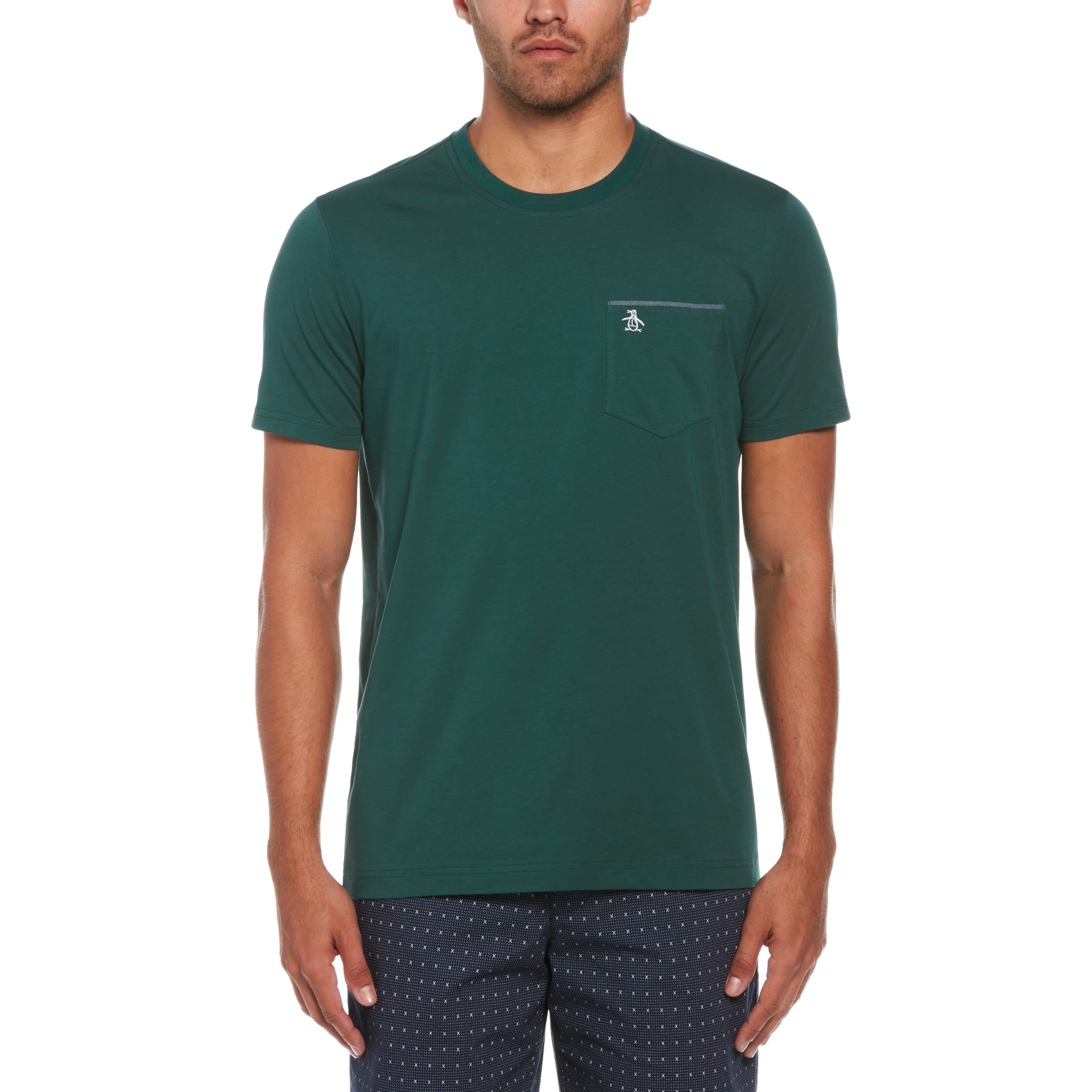 Chambray Trim Pocket Tee sold by Original Penguin