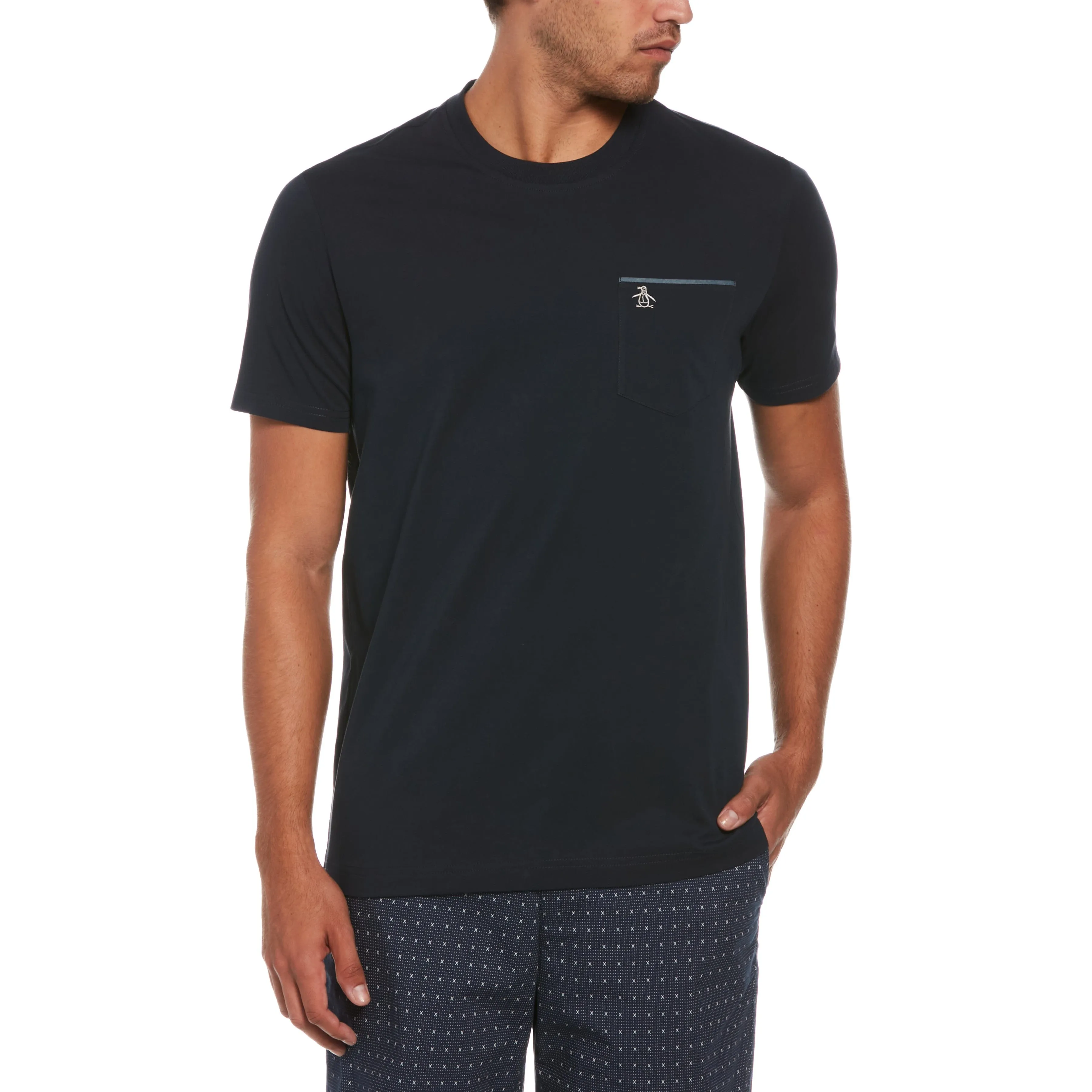 Chambray Trim Pocket Tee sold by Original Penguin