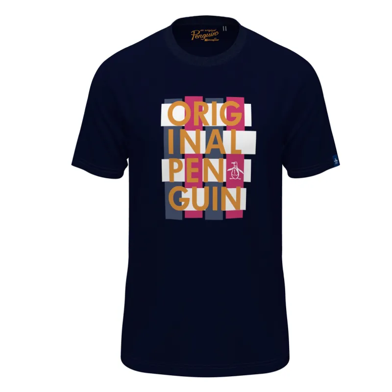 Logo Weave Print Tee sold by Original Penguin