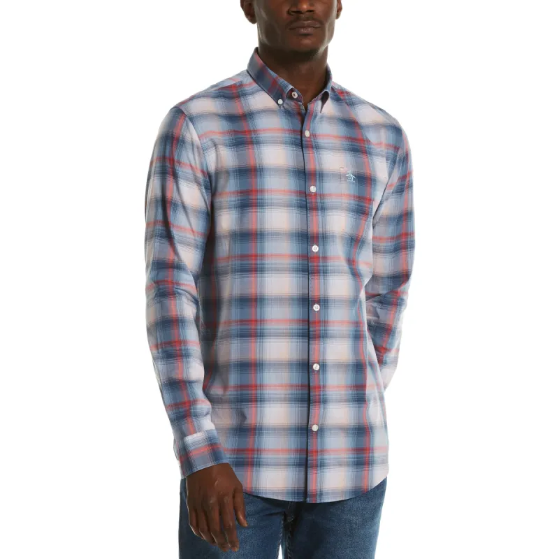 Ombre Plaid Shirt sold by Original Penguin