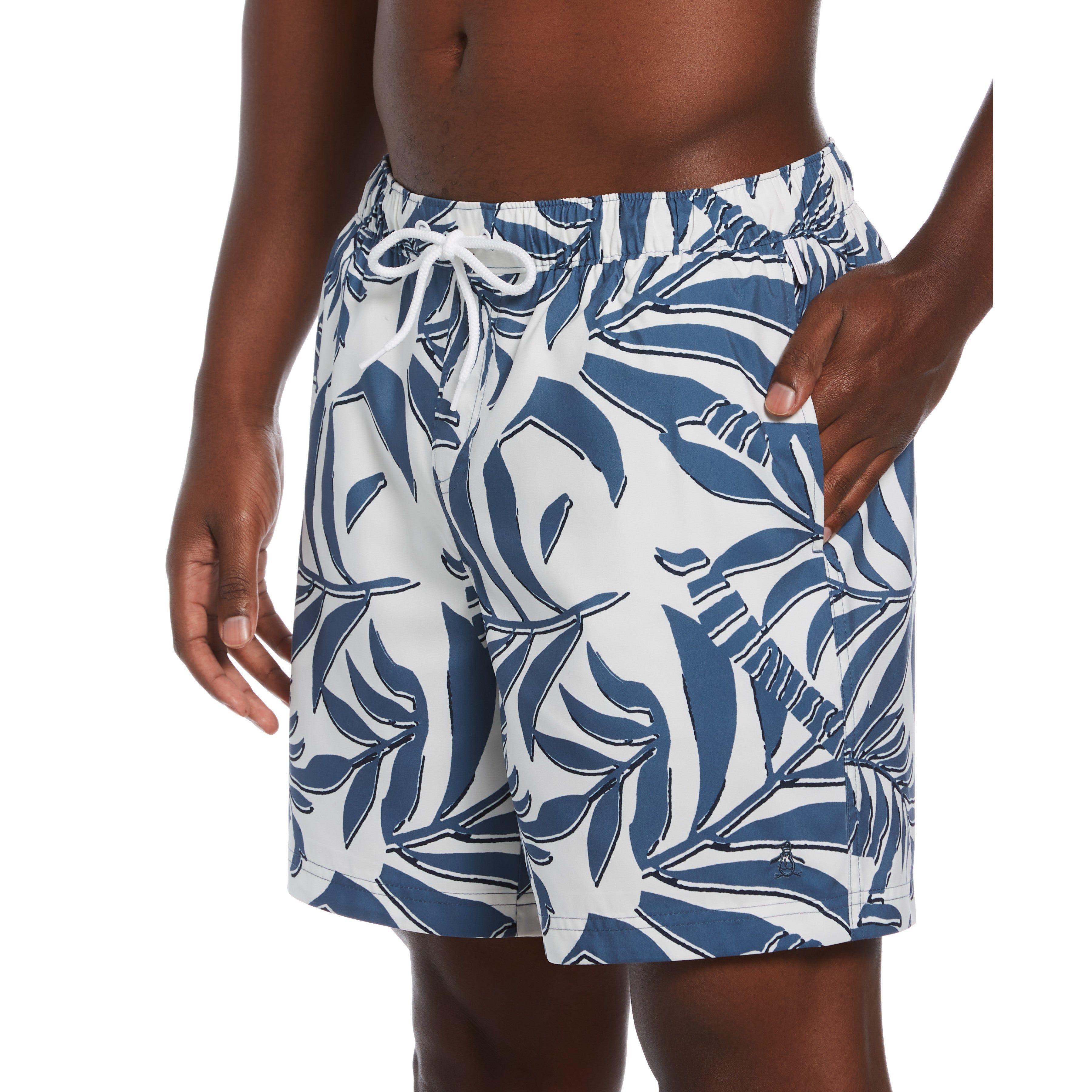 Leaf Print Swim Short sold by Original Penguin