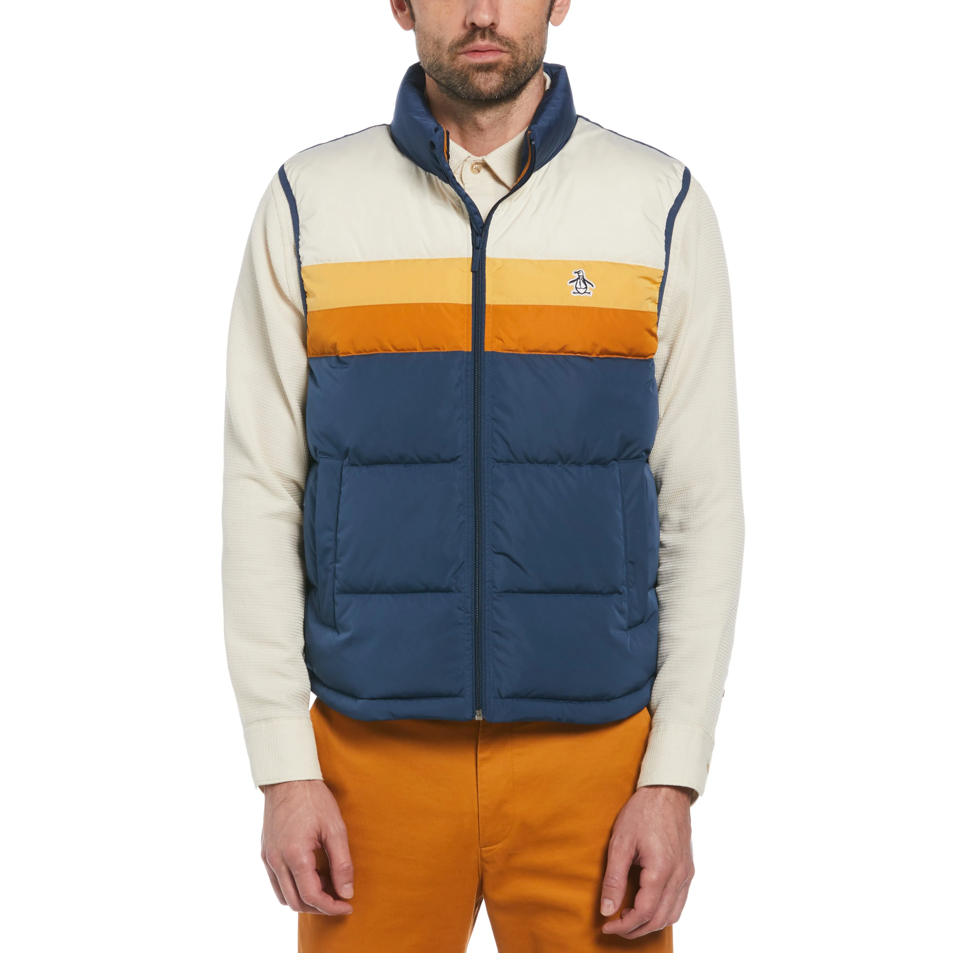 Color Block Puffer Vest sold by Original Penguin