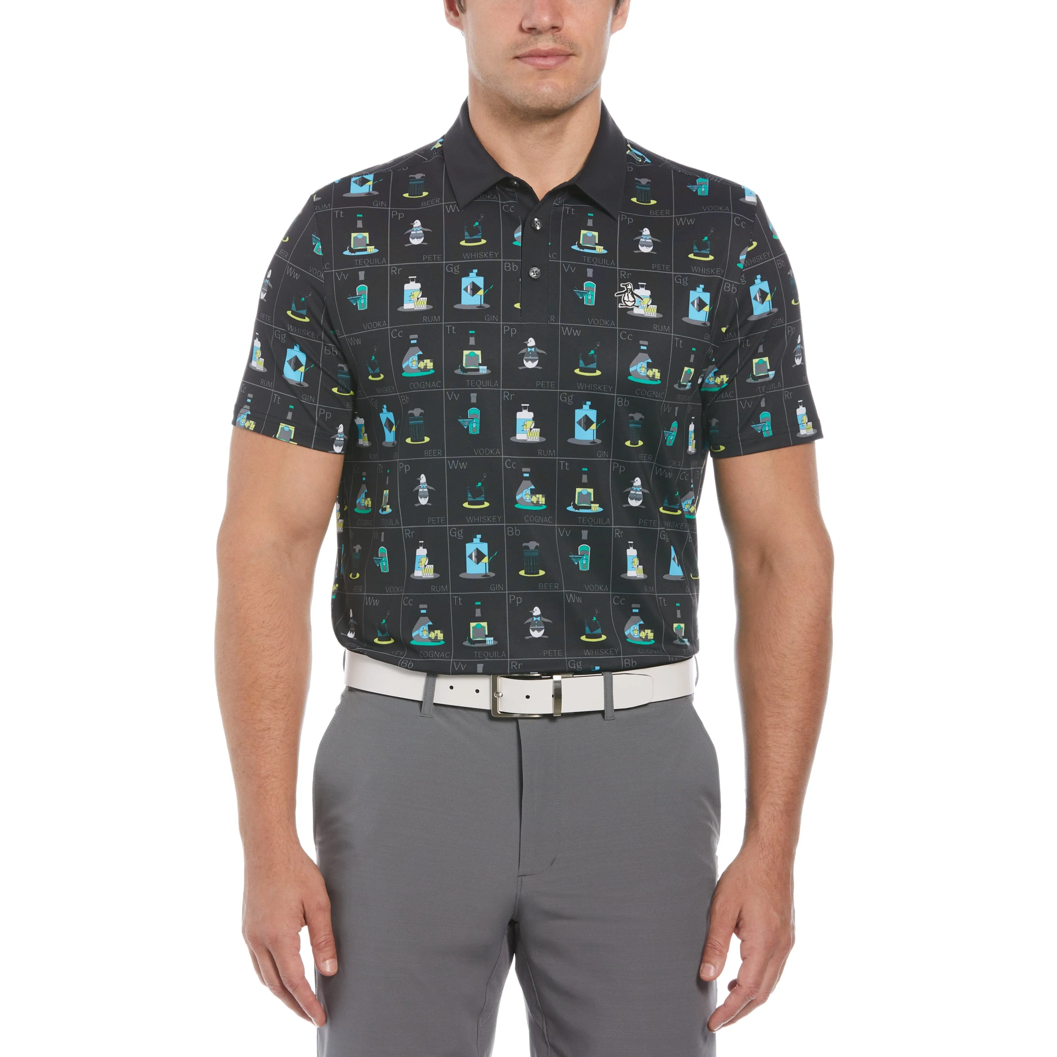 Pete's Flash Cards Print Golf Polo sold by Original Penguin product image thumbnail 2