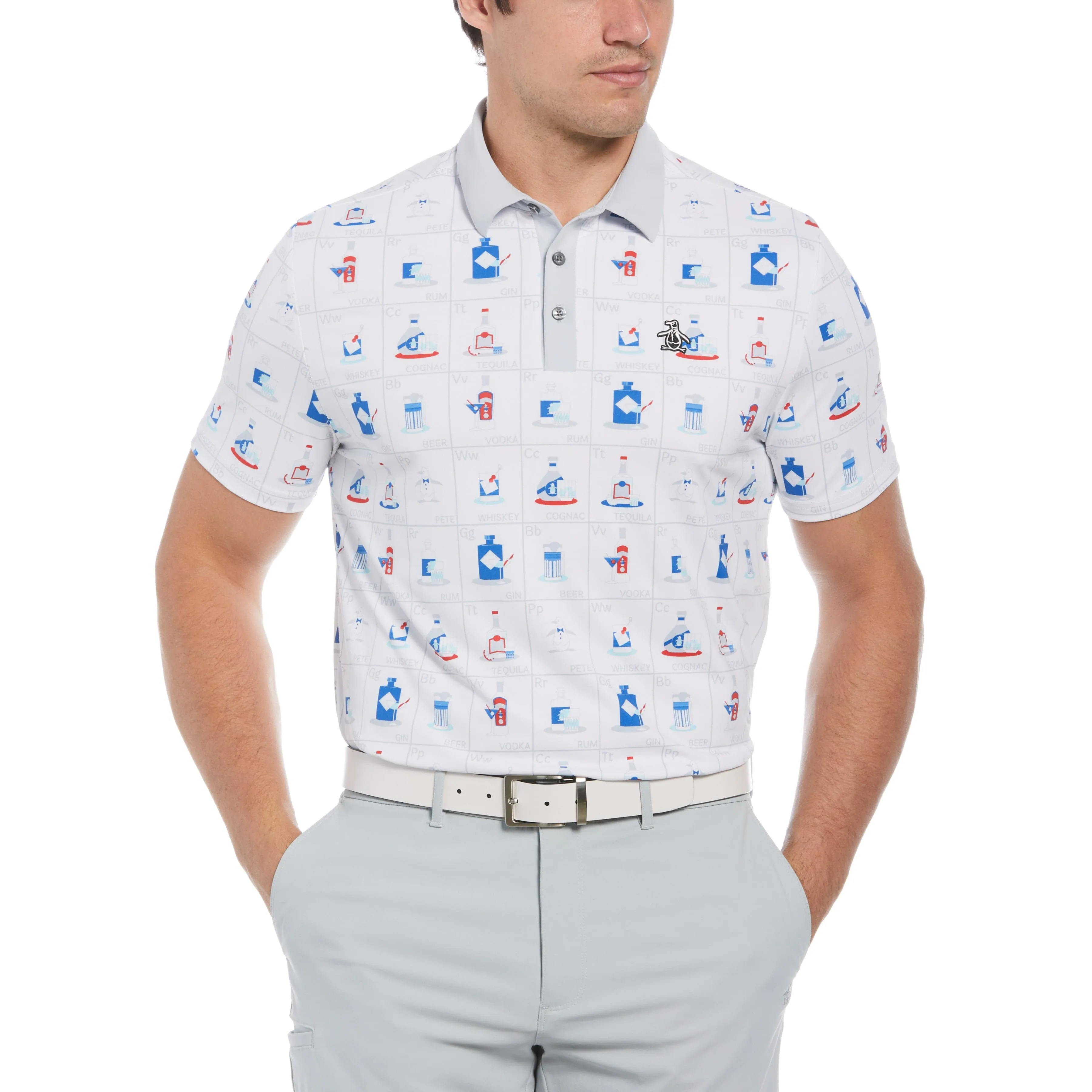 Pete's Flash Cards Print Golf Polo sold by Original Penguin product image thumbnail 2