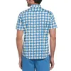 Cotton Twill Palm Tree Tile Shirt sold by Original Penguin