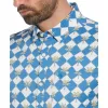 Cotton Twill Palm Tree Tile Shirt sold by Original Penguin