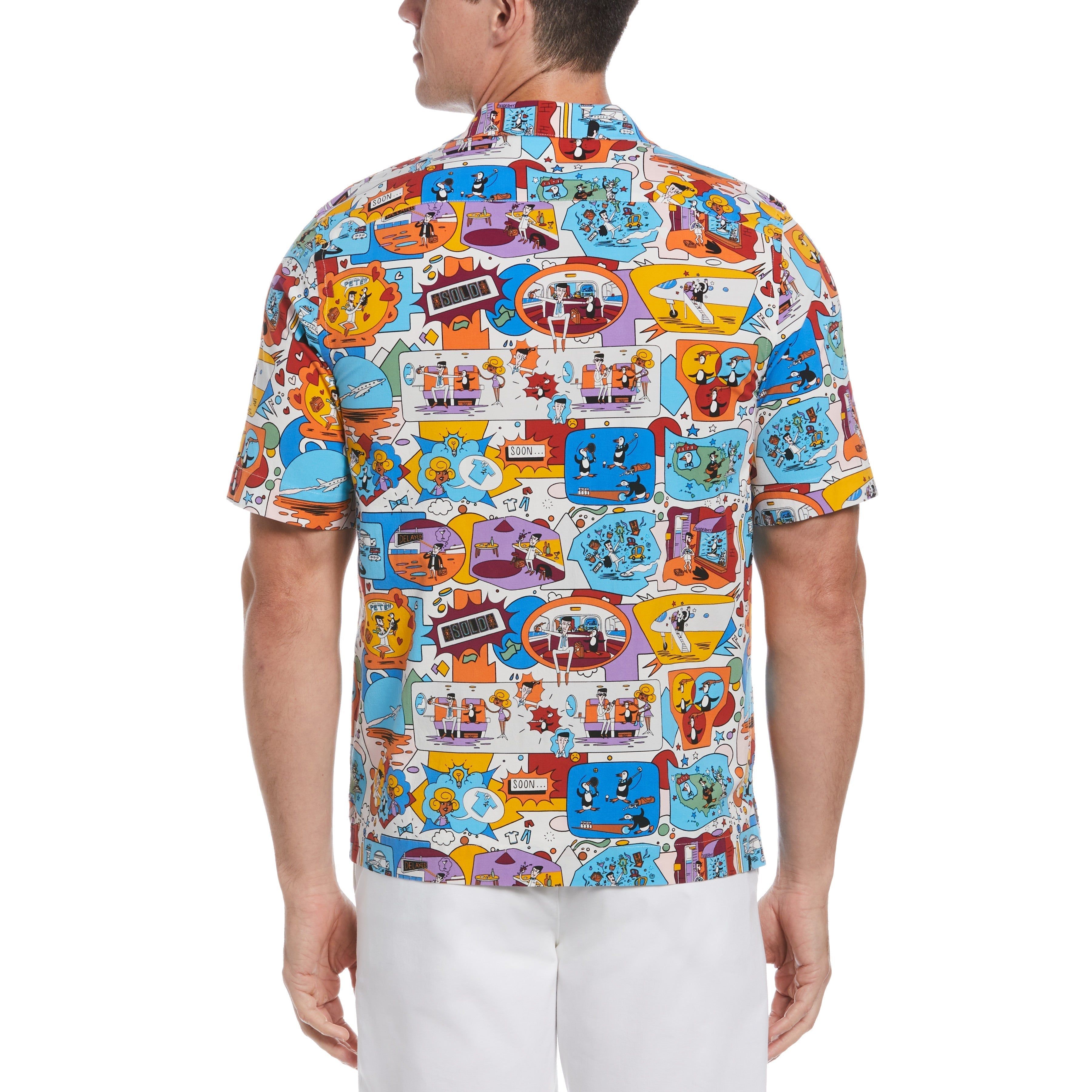 Jethro Haynes Print Bowling Shirt sold by Original Penguin product image thumbnail 2