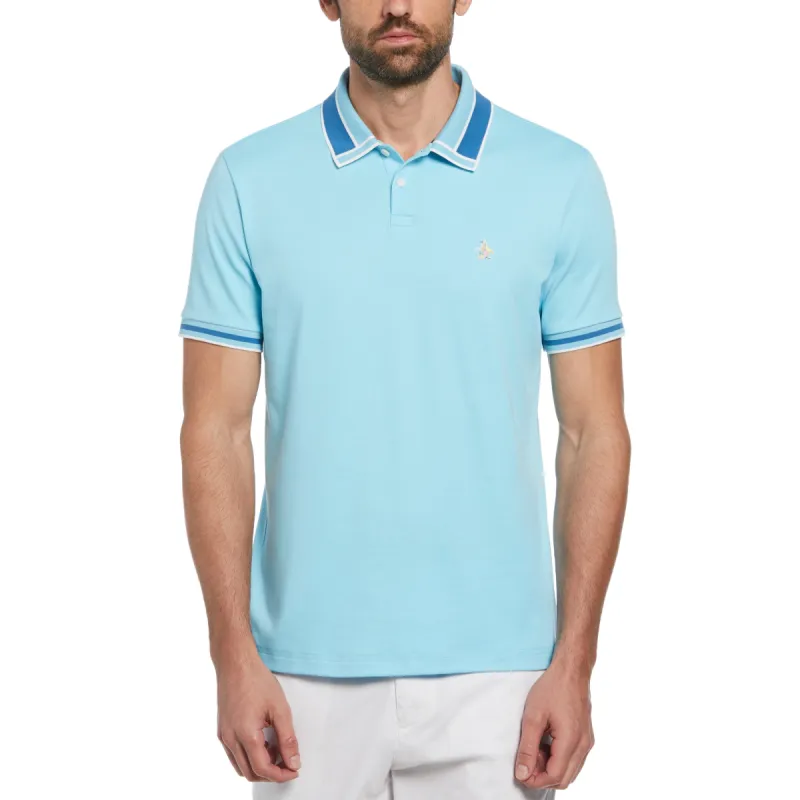 Interlock Novelty Collar Polo sold by Original Penguin
